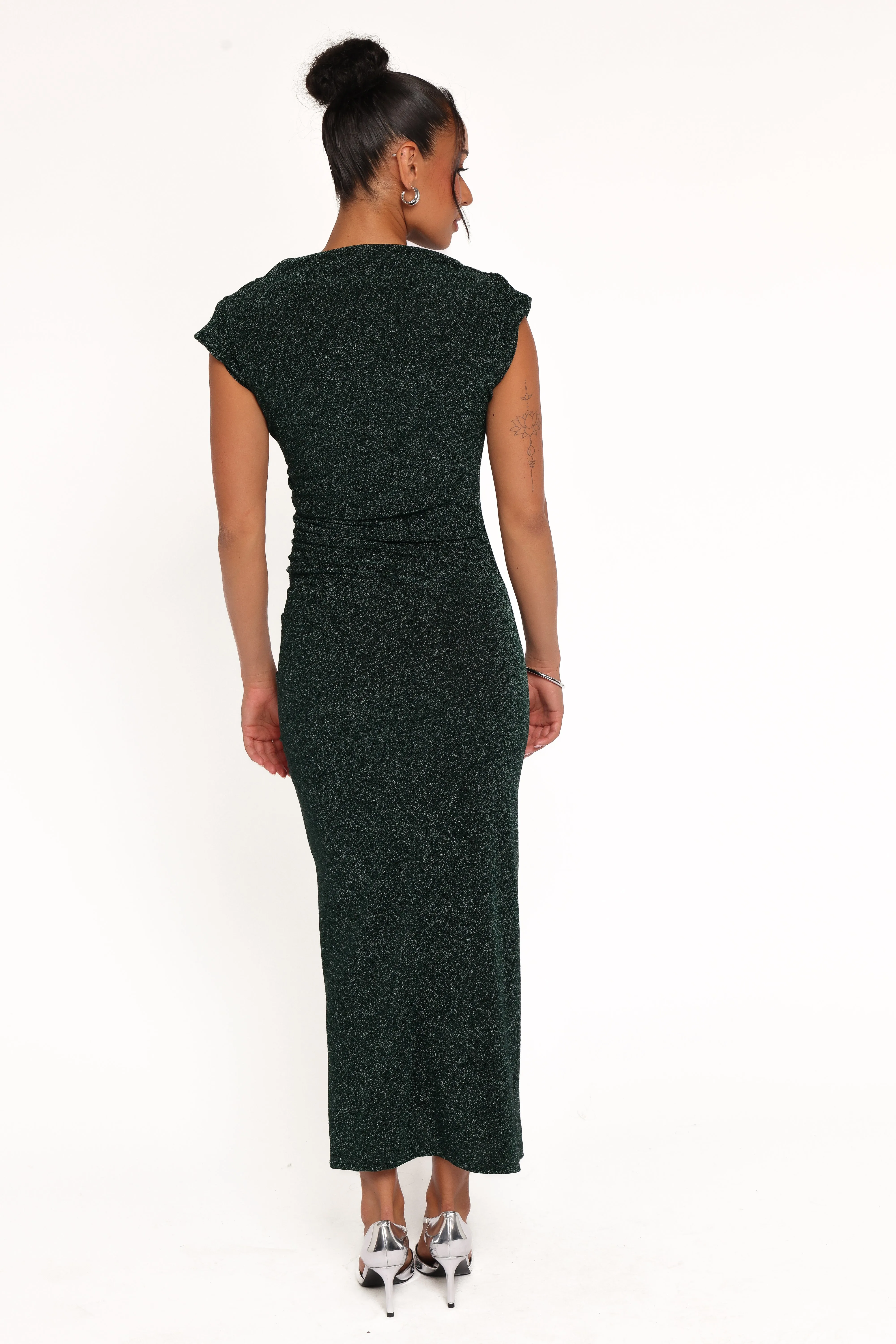 Mel Midi Dress - Emerald sold by Petal & Pup product image thumbnail 5