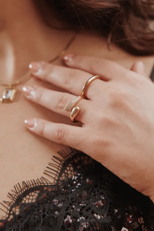 Imogen Ring - Gold sold by Petal & Pup