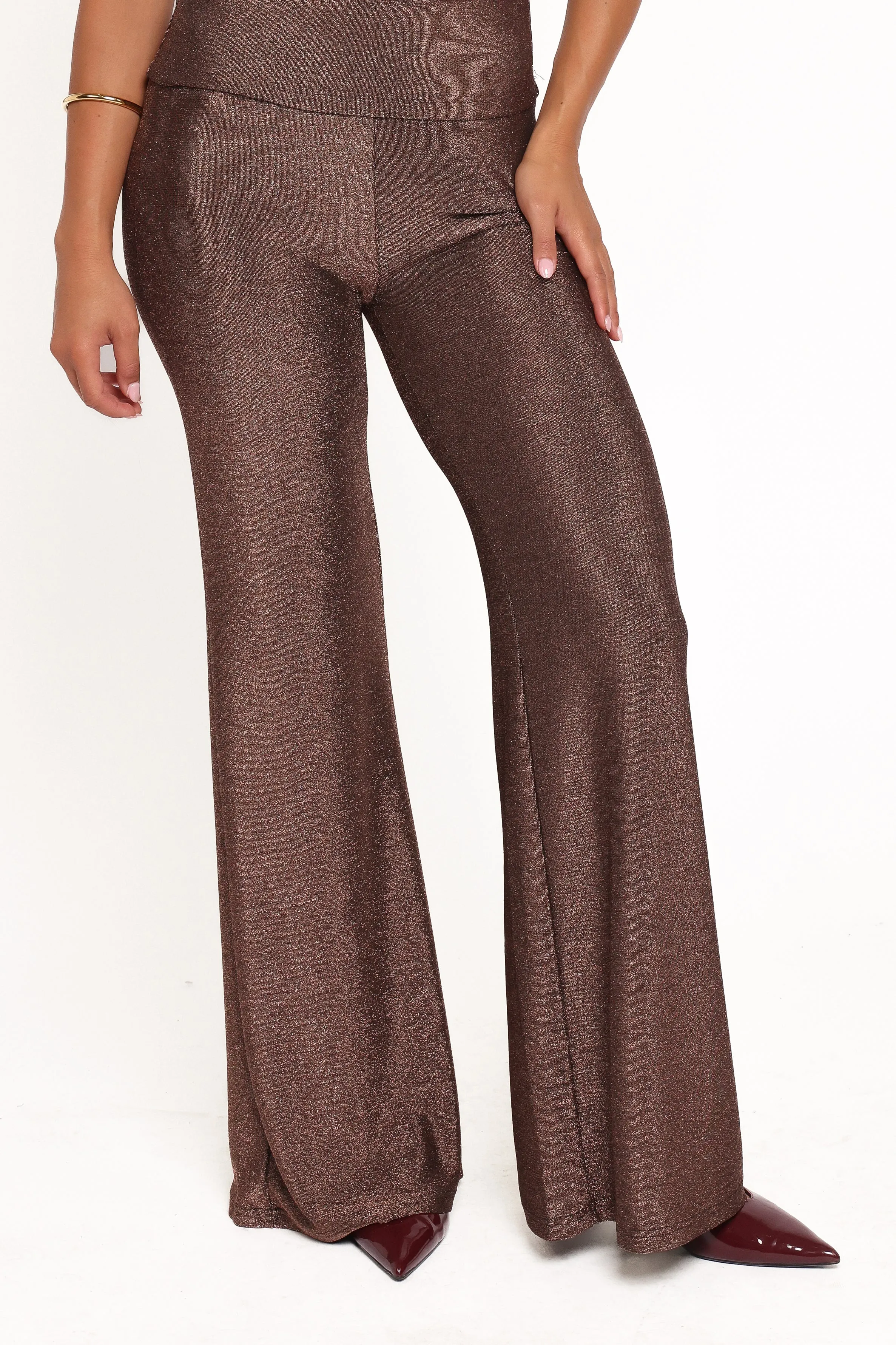Sydney Wide Leg Pant - Bronze sold by Petal & Pup product image thumbnail 3