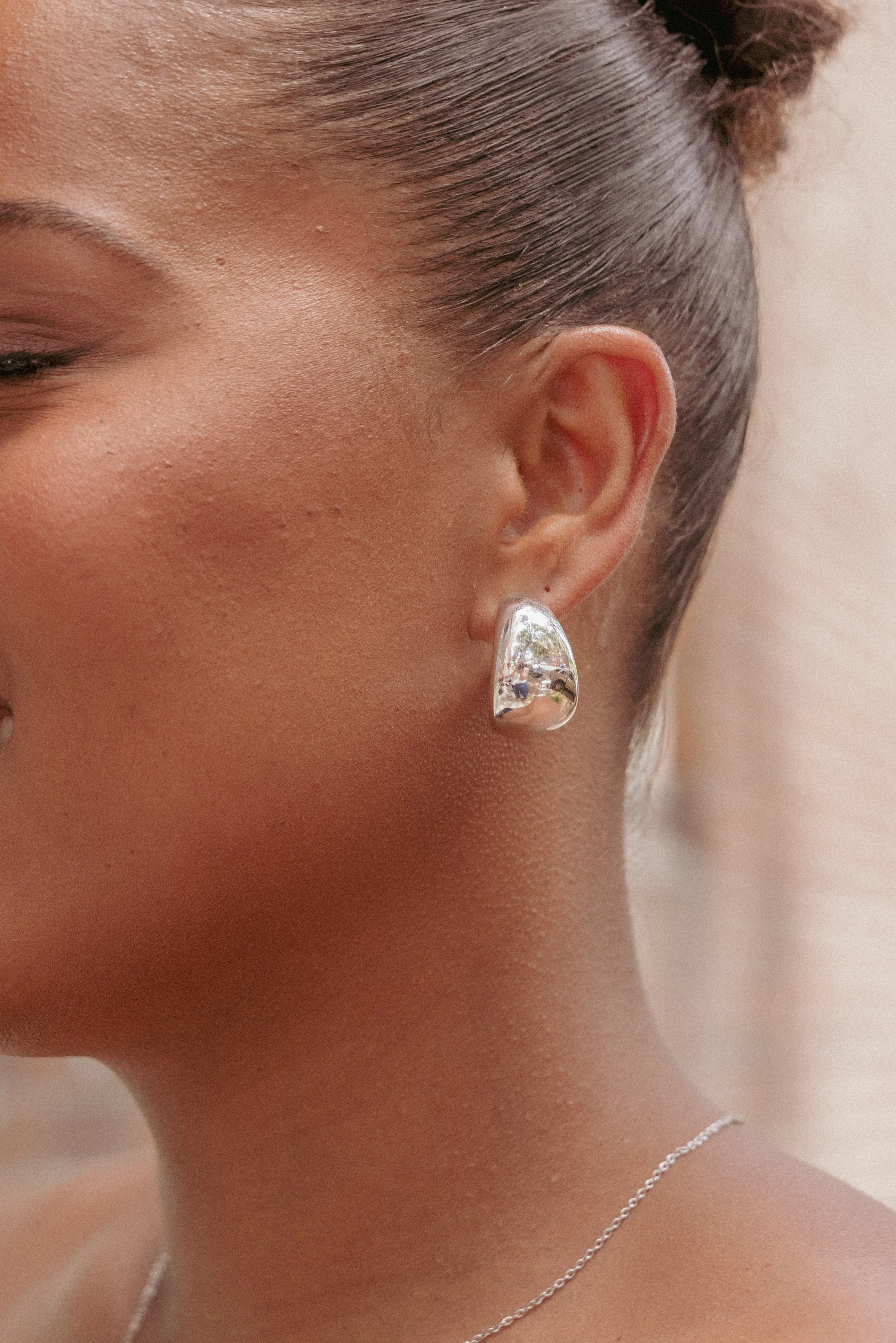 Leandra Earrings - Silver sold by Petal & Pup product image thumbnail 4