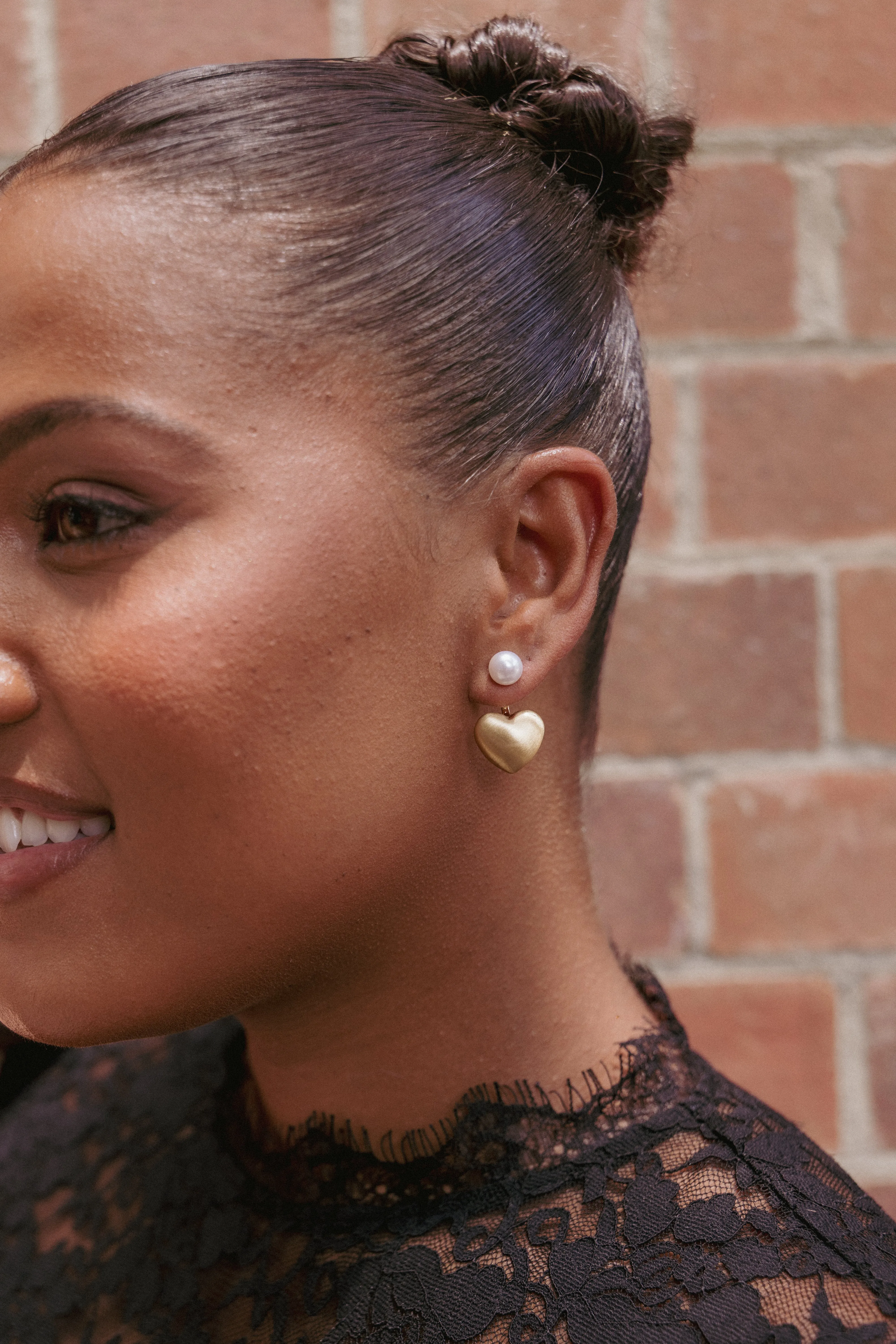 Sylvia Earrings - Gold sold by Petal & Pup