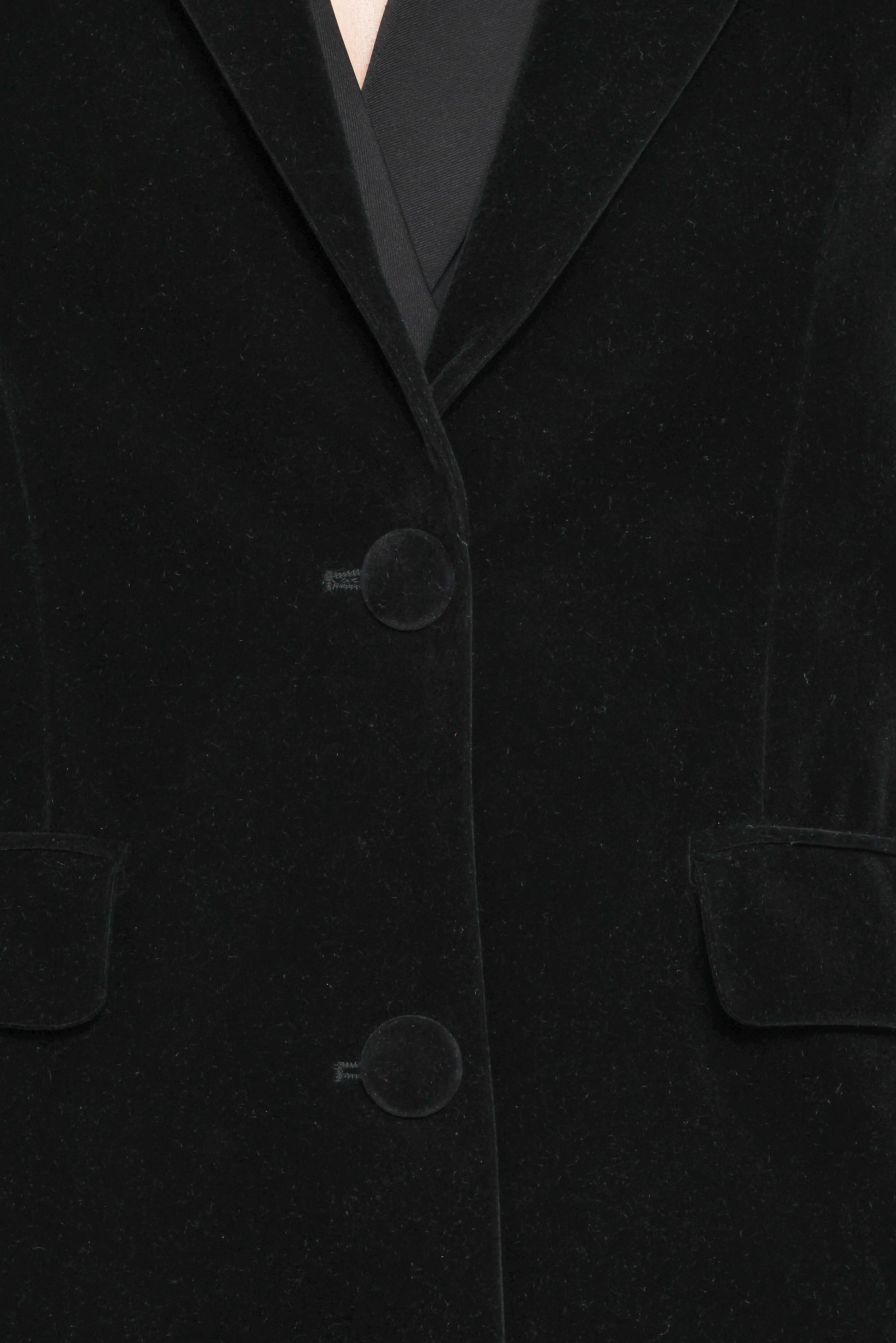 Clive Velvet Blazer - Black sold by Petal & Pup product image thumbnail 5
