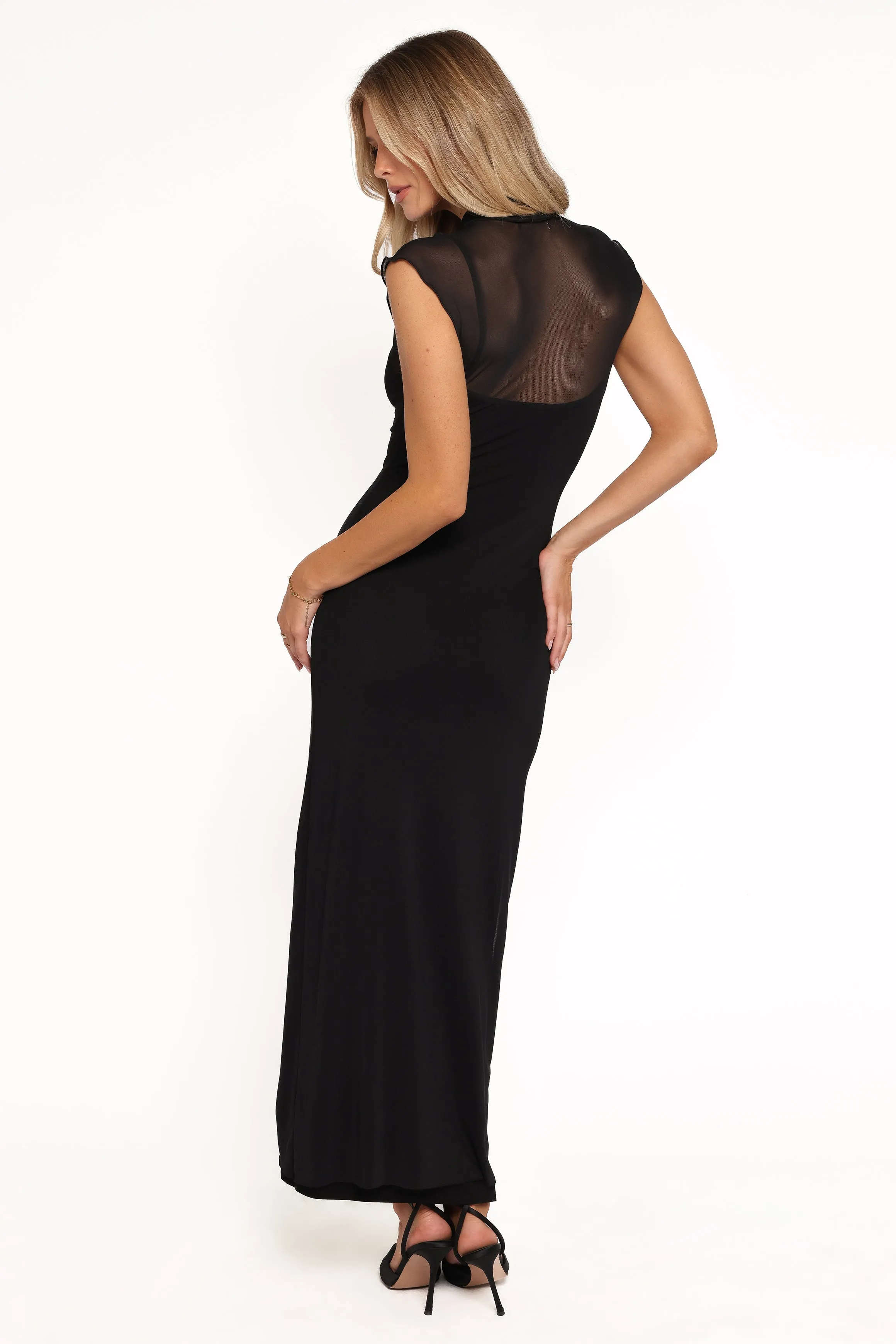 Charice Midi Dress - Black sold by Petal & Pup product image thumbnail 4