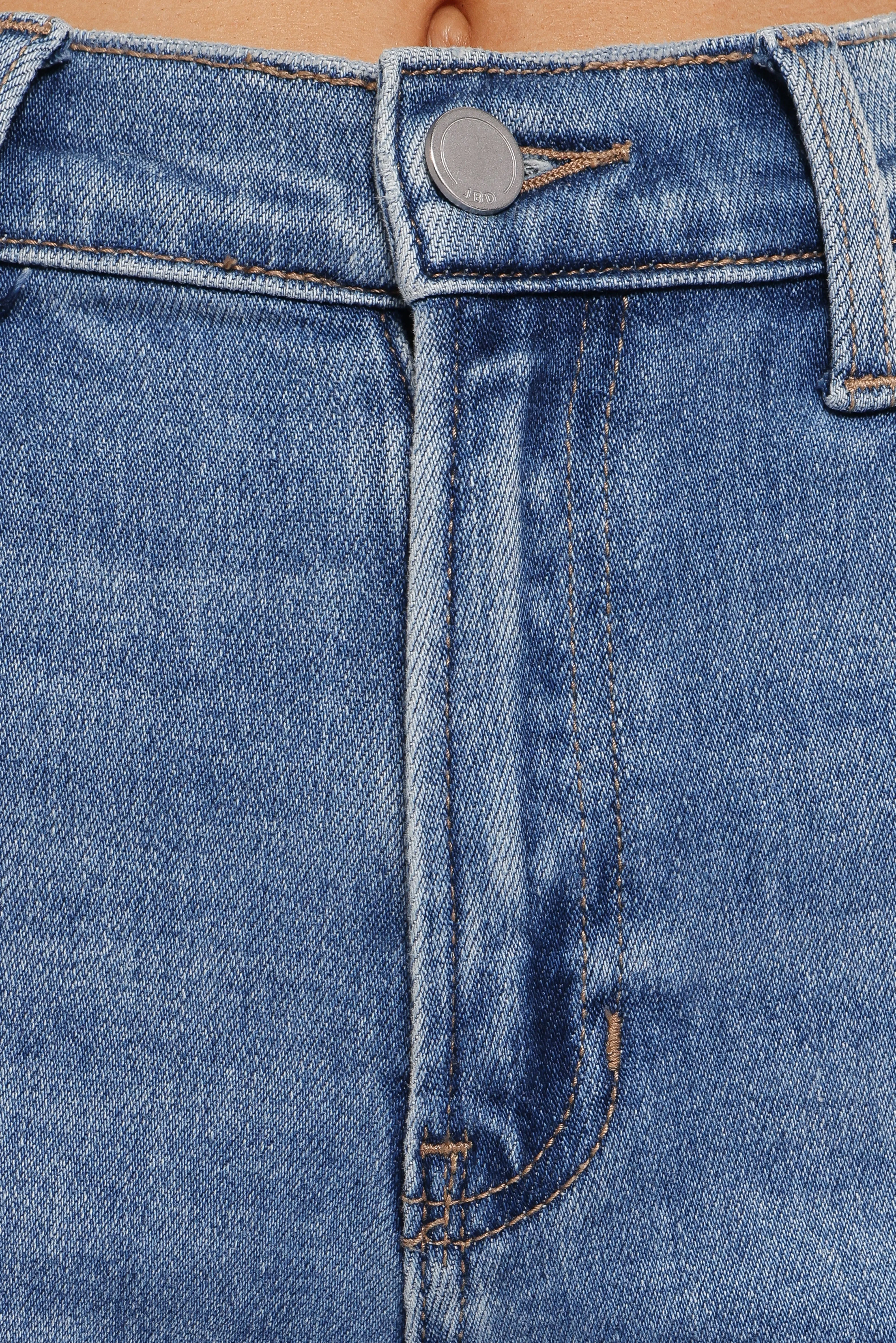 Just Black Cuffed Wide Leg Jean - Medium sold by Petal & Pup product image thumbnail 5