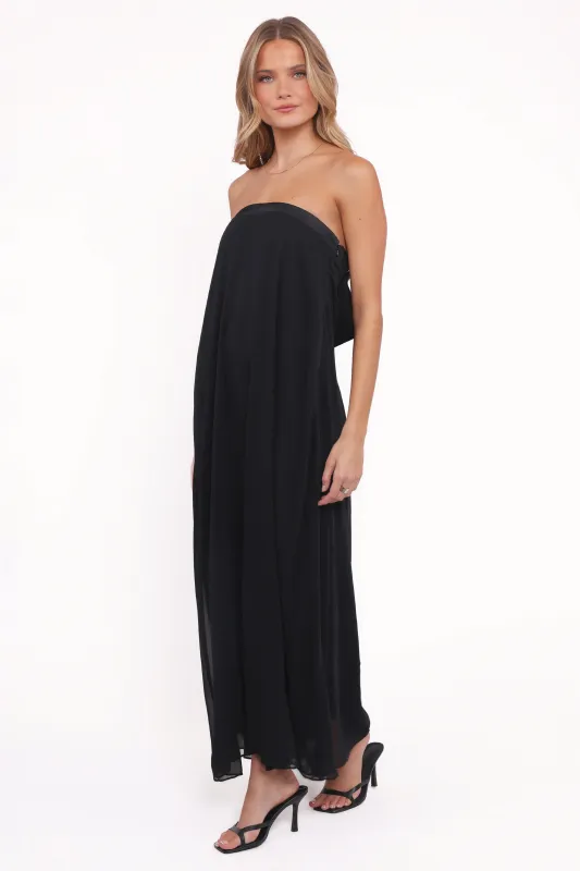 Amici Maxi Dress - Black made by Petal & Pup