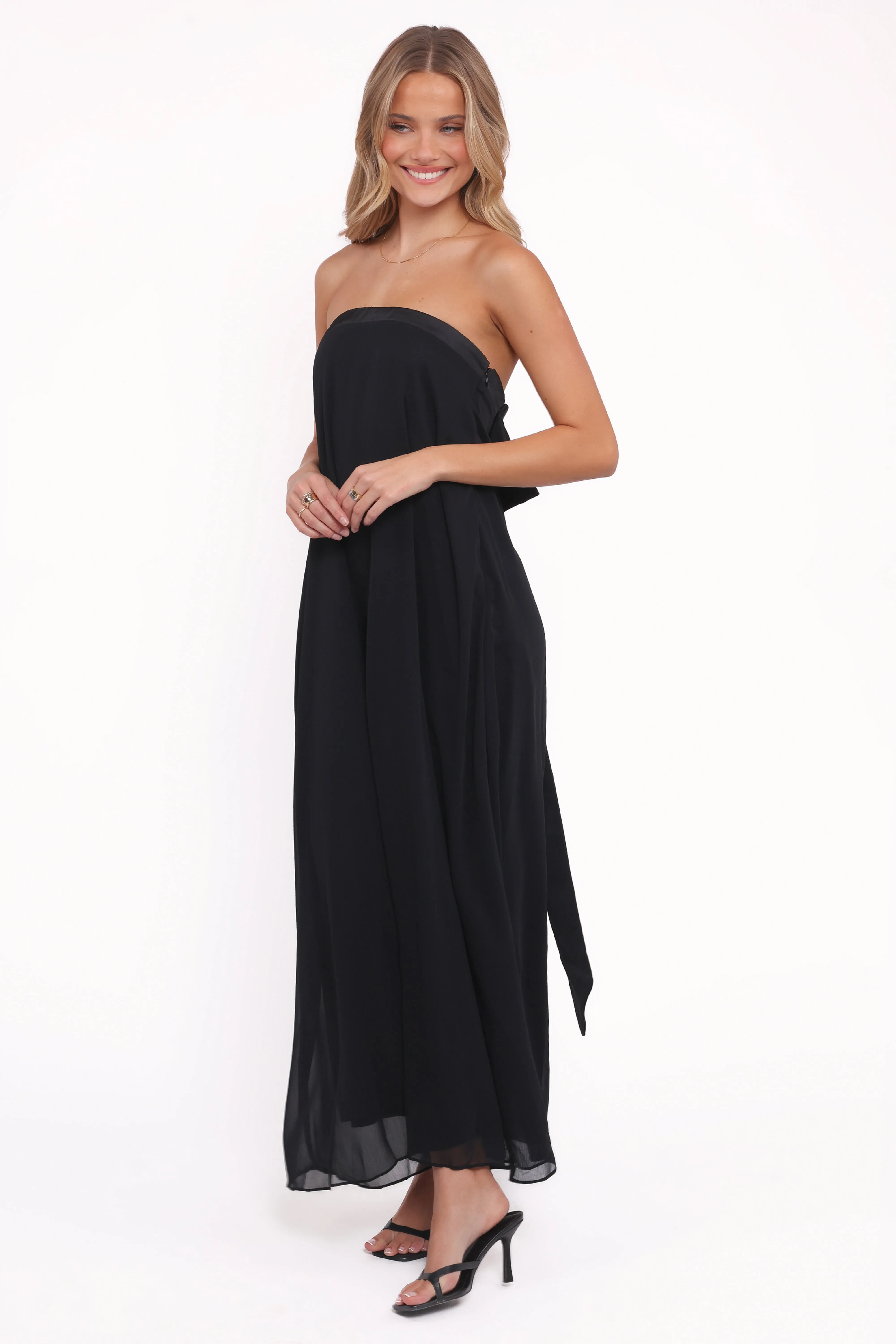Amici Maxi Dress - Black sold by Petal & Pup product image thumbnail 3