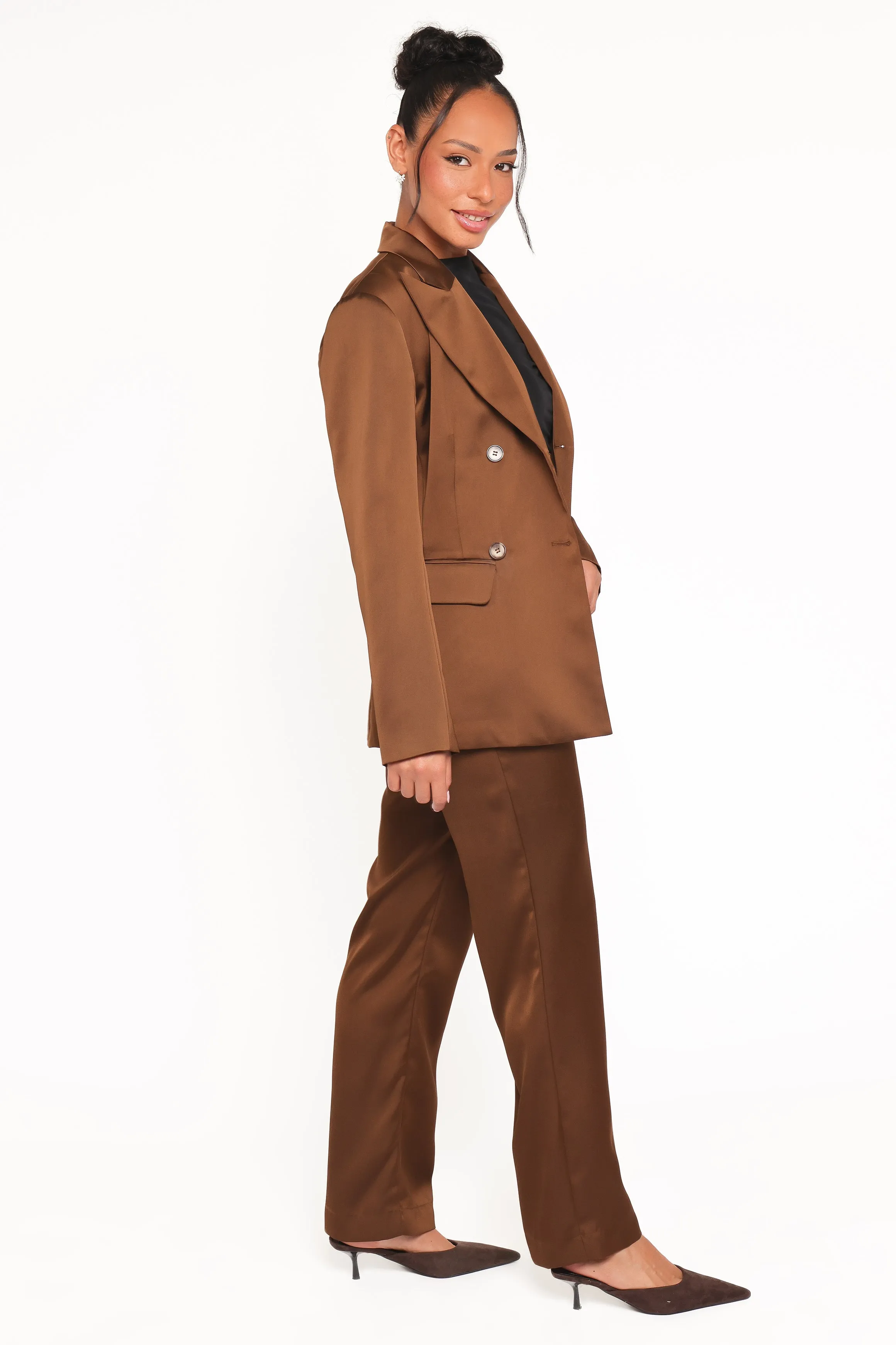 Trina Tailored Pant - Brown sold by Petal & Pup product image thumbnail 4