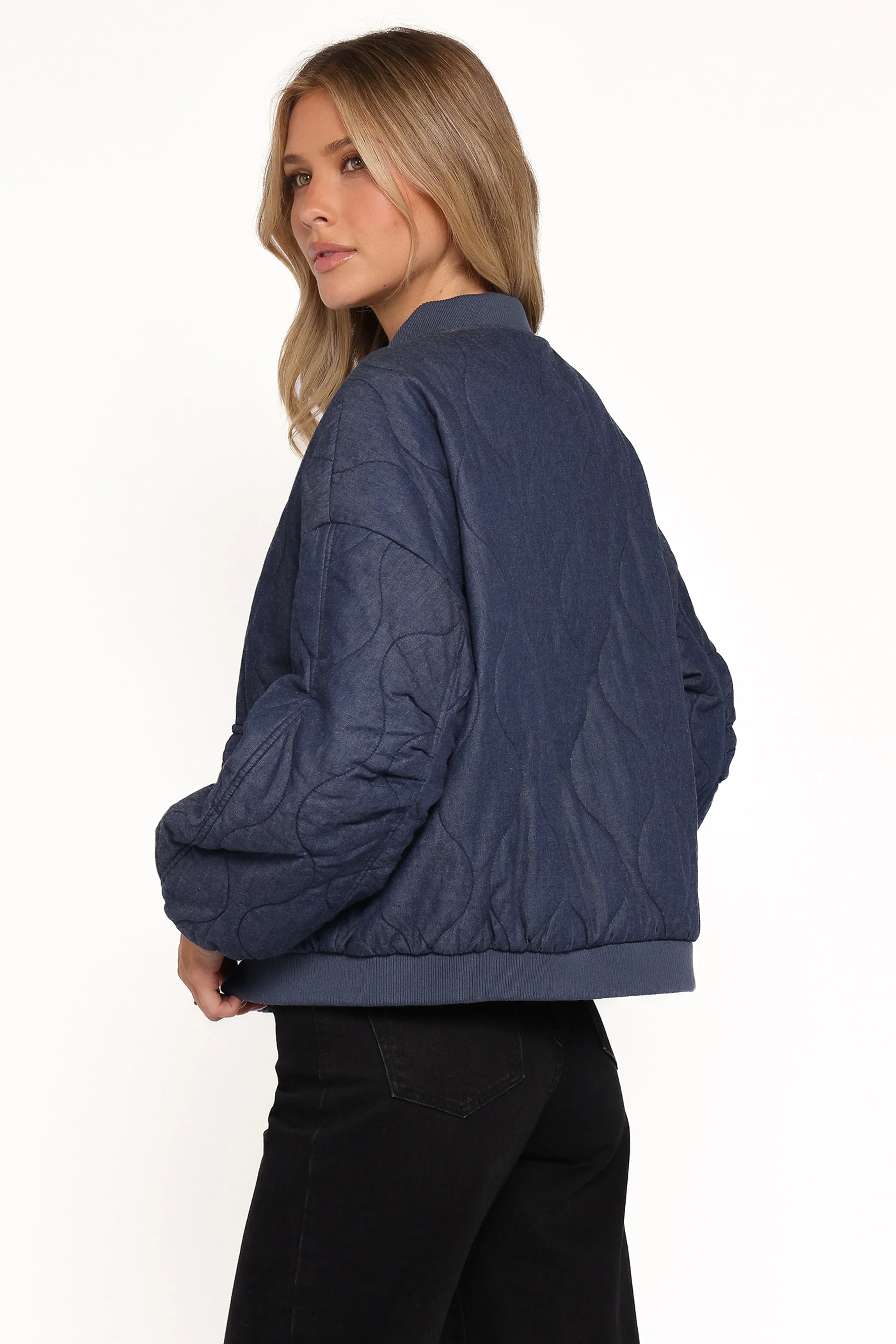 Keah Quilted Jacket - Navy sold by Petal & Pup product image thumbnail 4