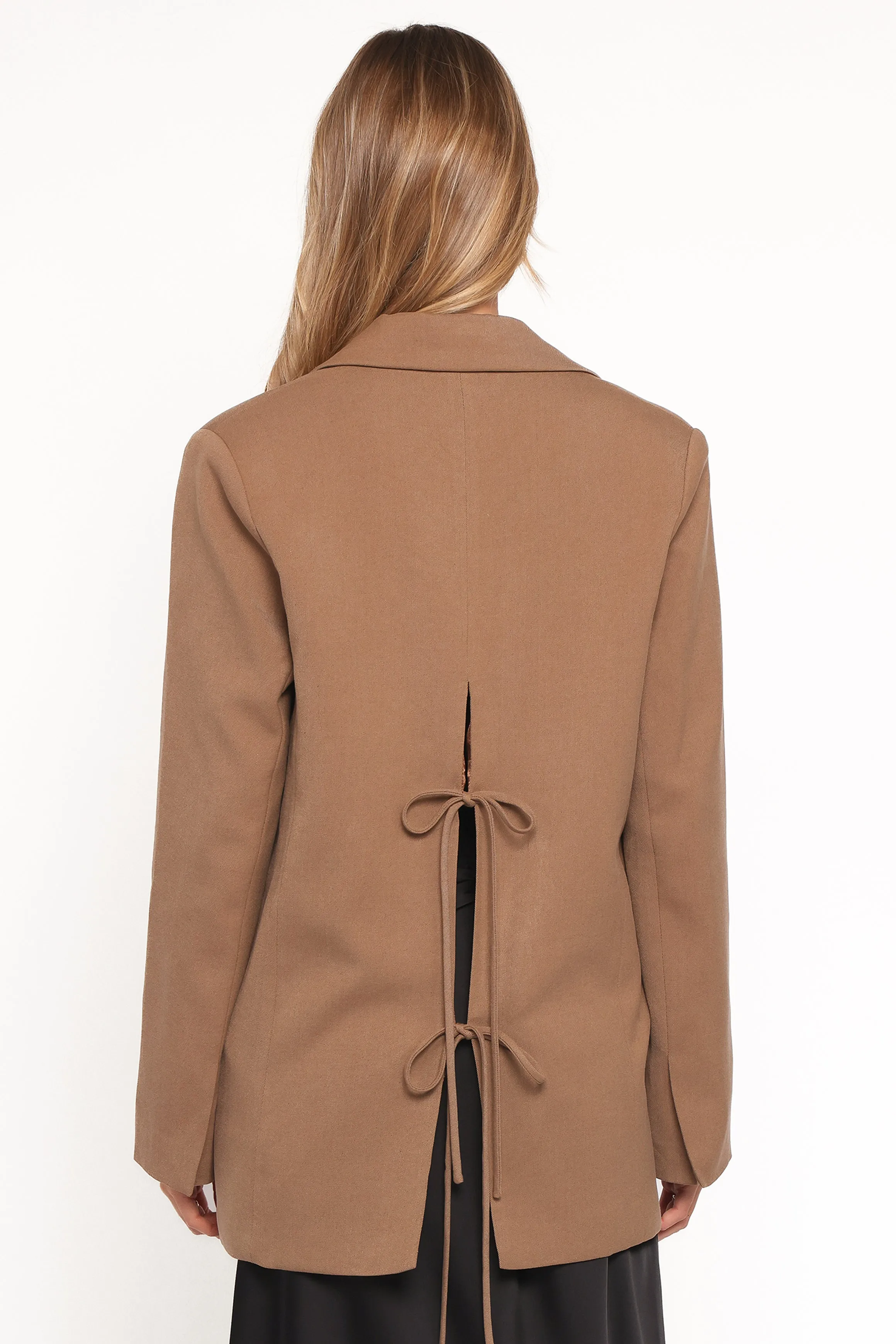 Tove Tie Back Blazer - Tan sold by Petal & Pup product image thumbnail 4