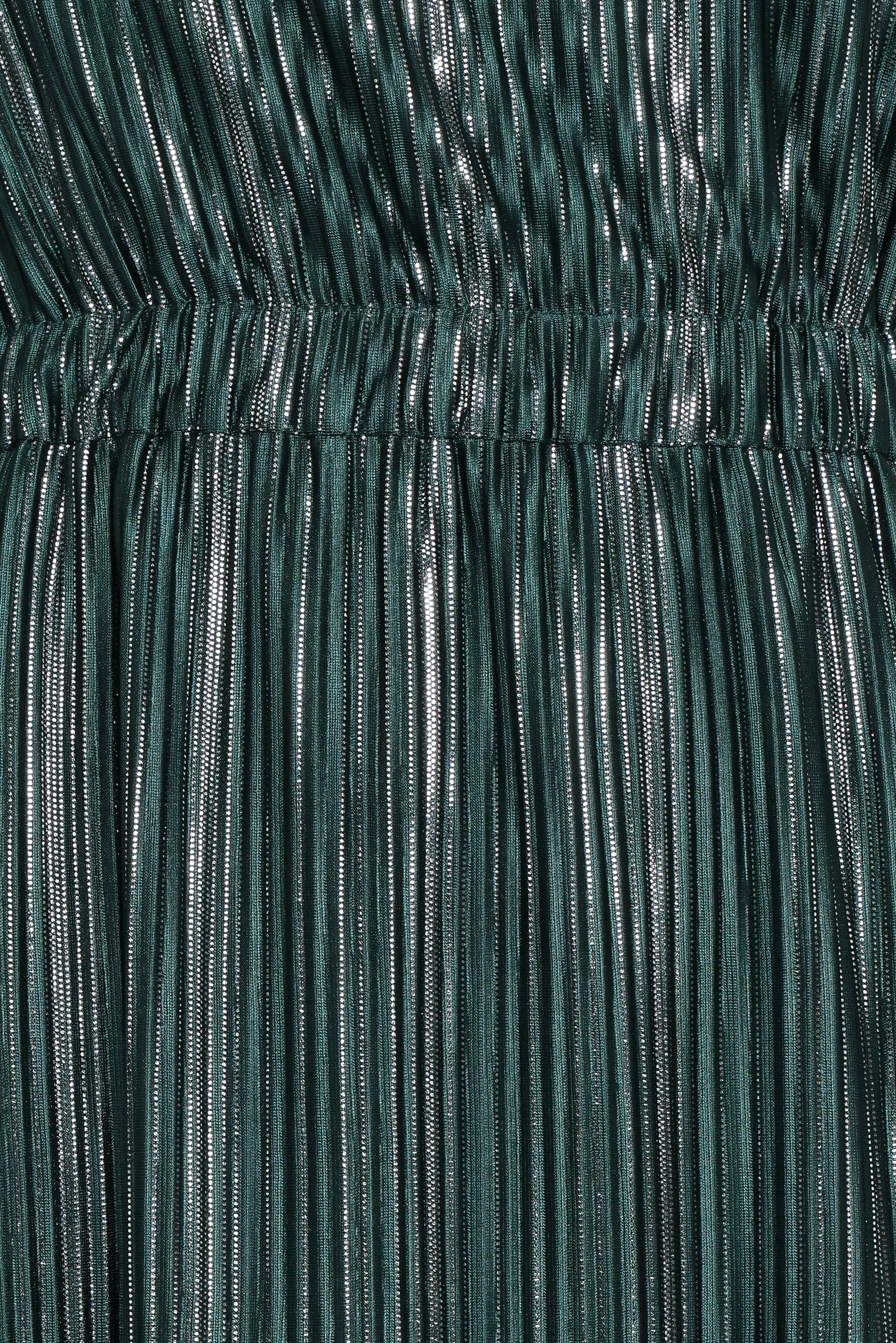 Pontee One Shoulder Pleated Midi Dress - Green sold by Petal & Pup product image thumbnail 5