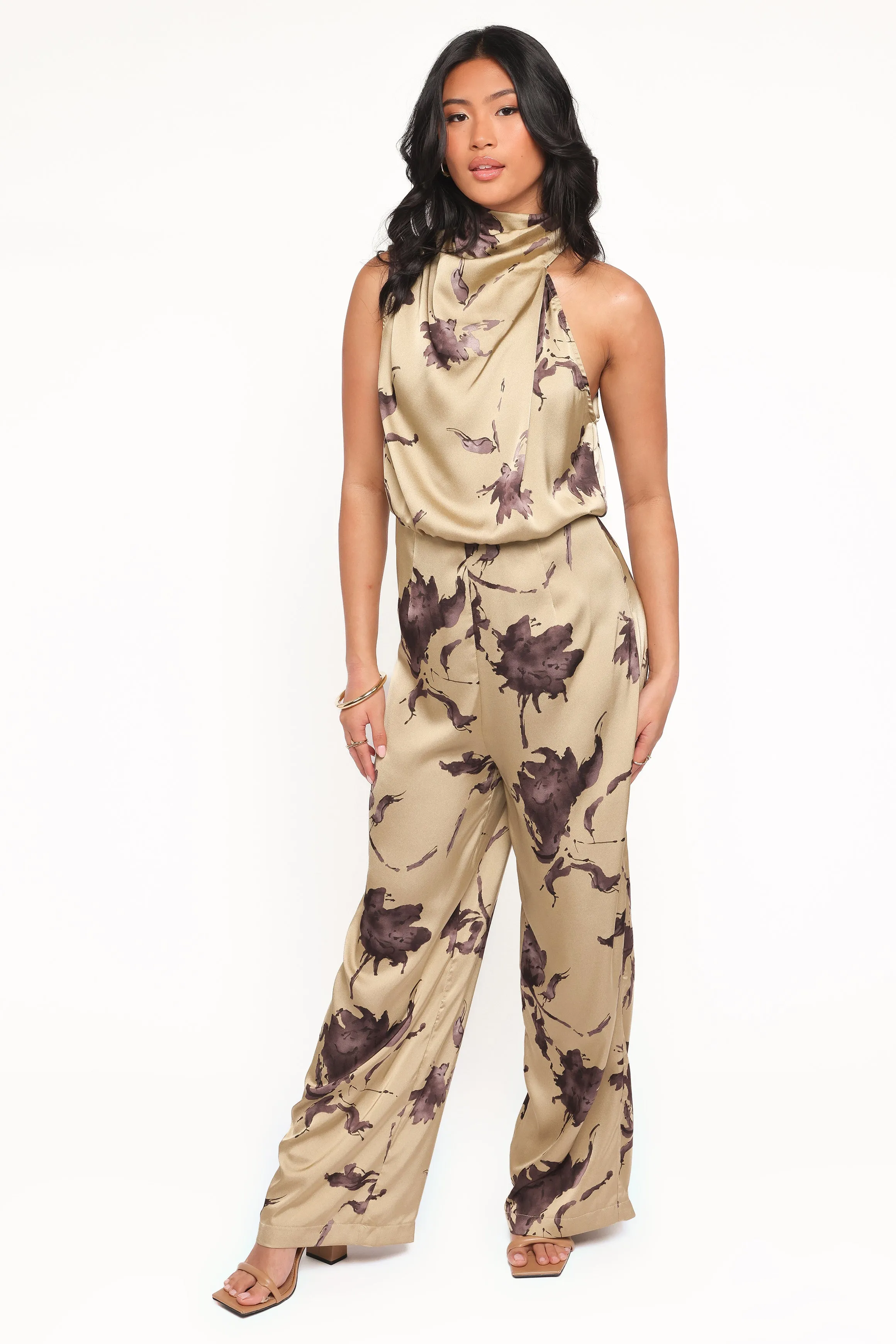 Savannah Jumpsuit - Gold Floral sold by Petal & Pup product image thumbnail 5