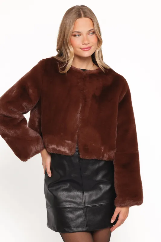 Minnie Jacket - Chocolate sold by Petal & Pup