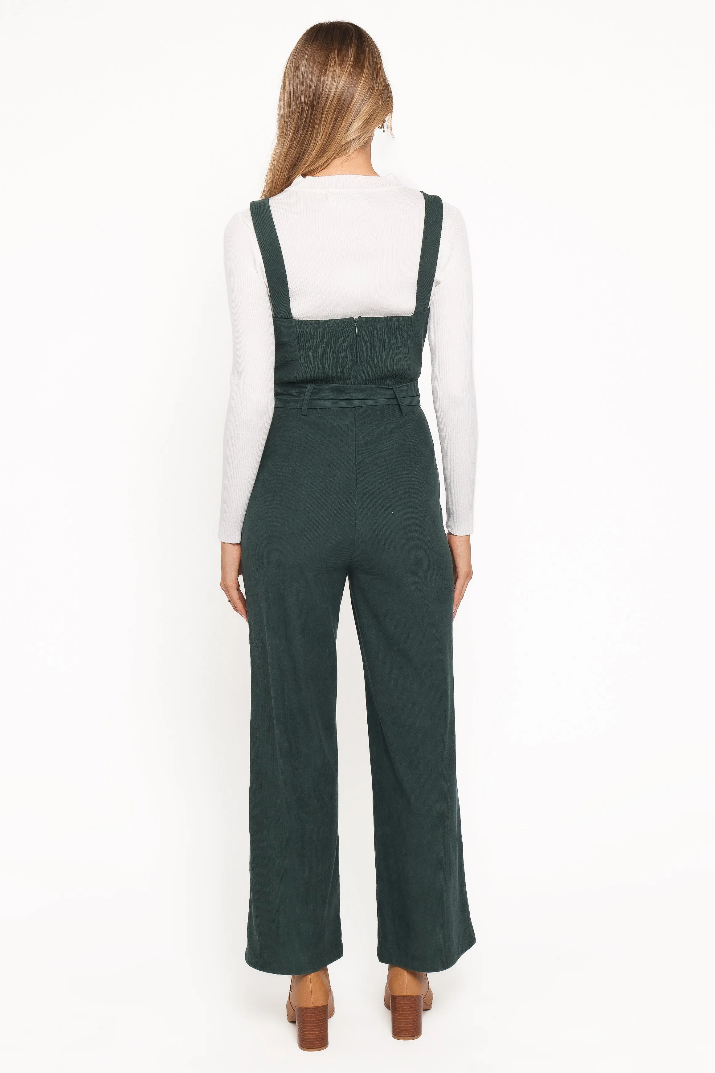 Selene Corduroy Jumpsuit - Green sold by Petal & Pup product image thumbnail 4