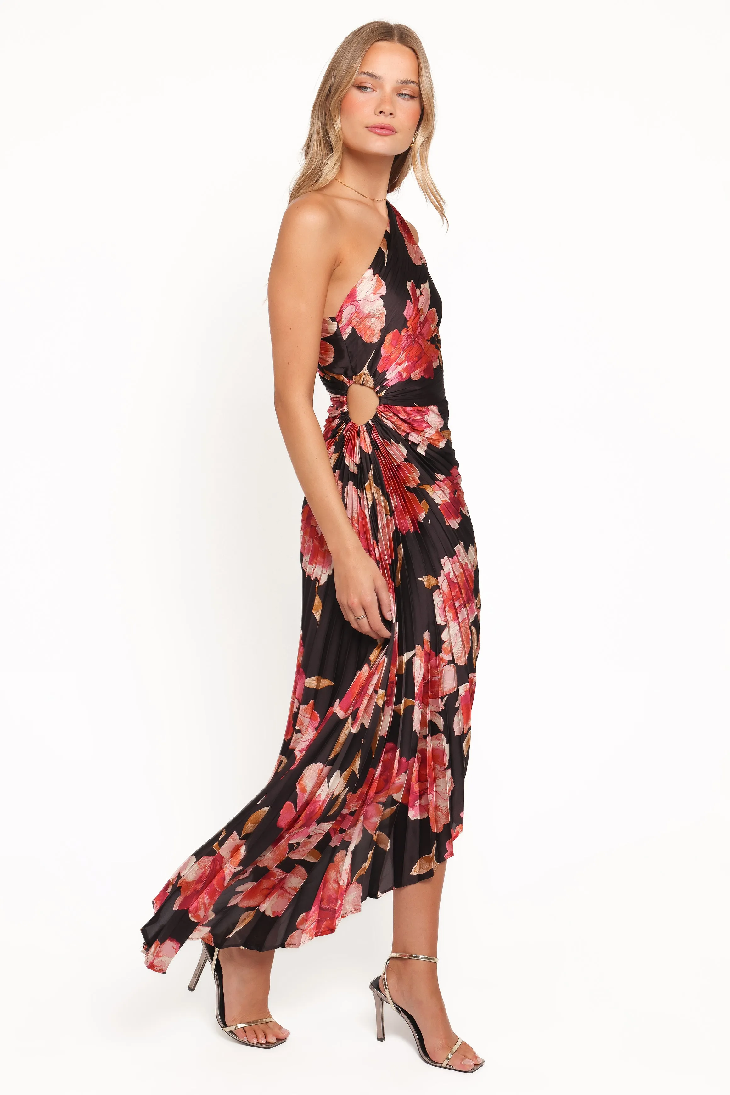 Kleo One Shoulder Maxi Dress - Midnight Orchid sold by Petal & Pup product image thumbnail 3