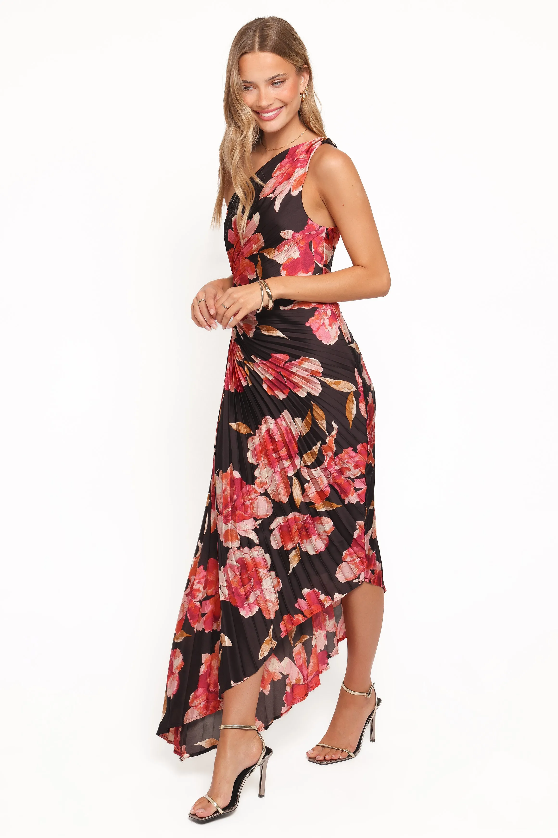 Kleo One Shoulder Maxi Dress - Midnight Orchid sold by Petal & Pup product image thumbnail 5