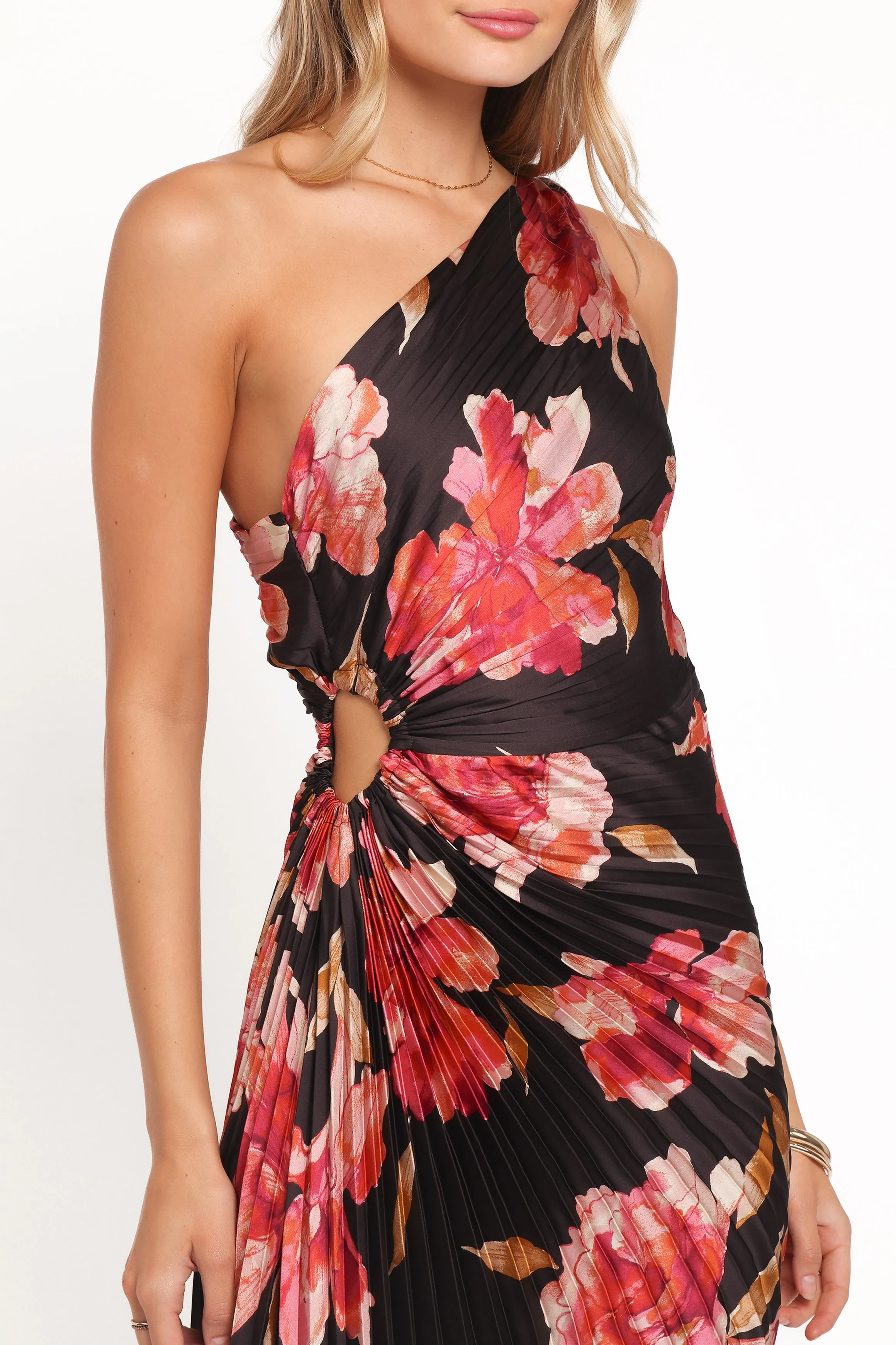 Kleo One Shoulder Maxi Dress - Midnight Orchid sold by Petal & Pup product image thumbnail 2
