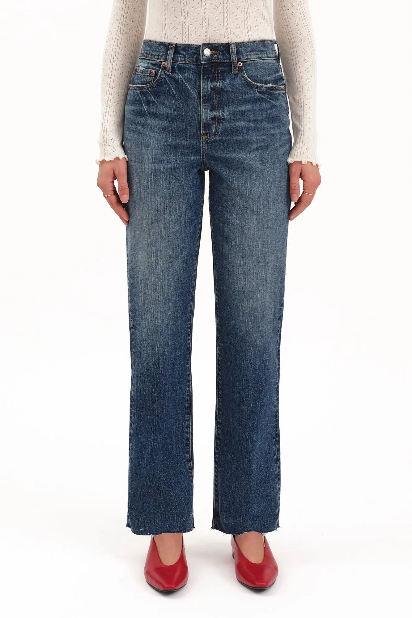 Sundaze Straight Leg Jean - Authentic sold by Petal & Pup