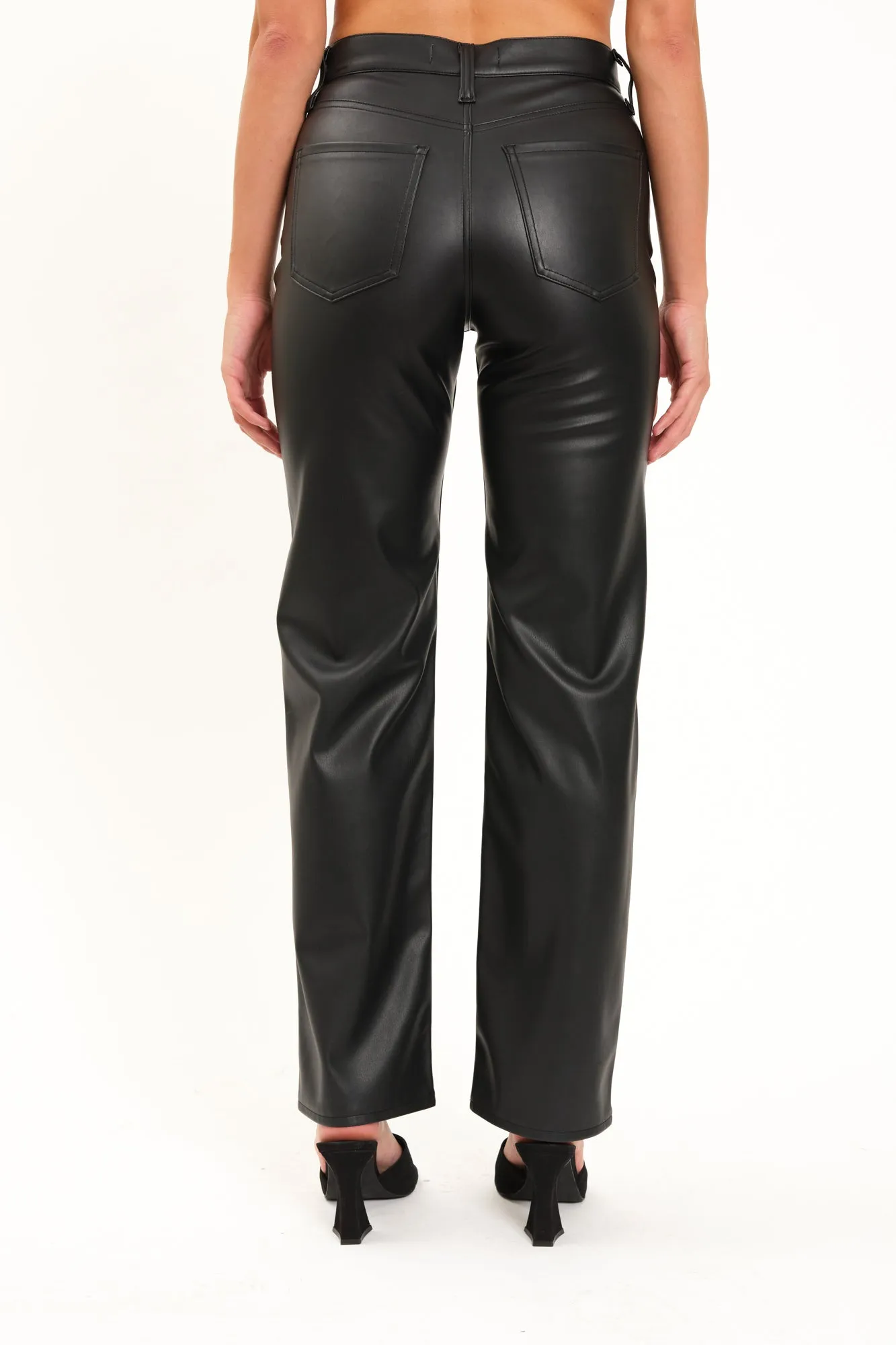 Sundaze Faux Leather Pant - Cinematic sold by Petal & Pup product image thumbnail 2