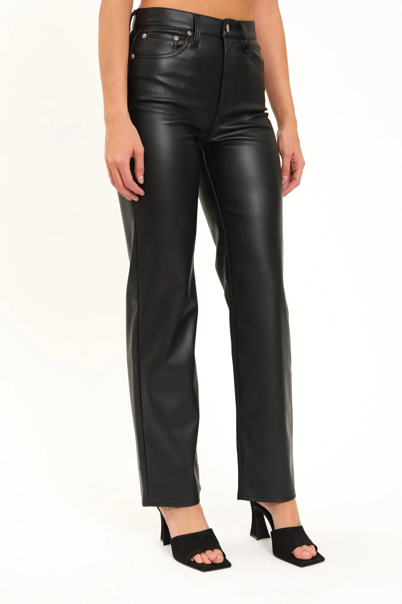 Sundaze Faux Leather Pant - Cinematic sold by Petal & Pup product image thumbnail 3