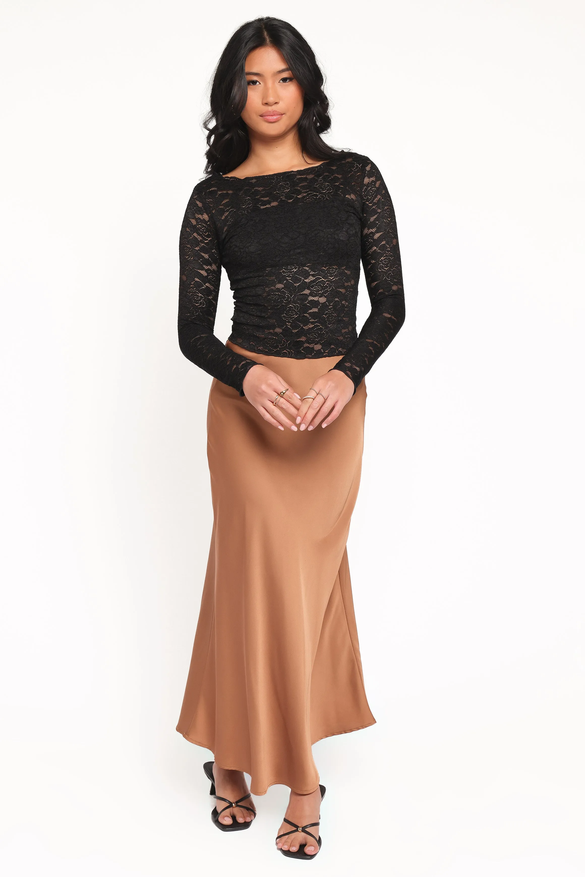 Iveta Lace Top - Black sold by Petal & Pup product image thumbnail 5