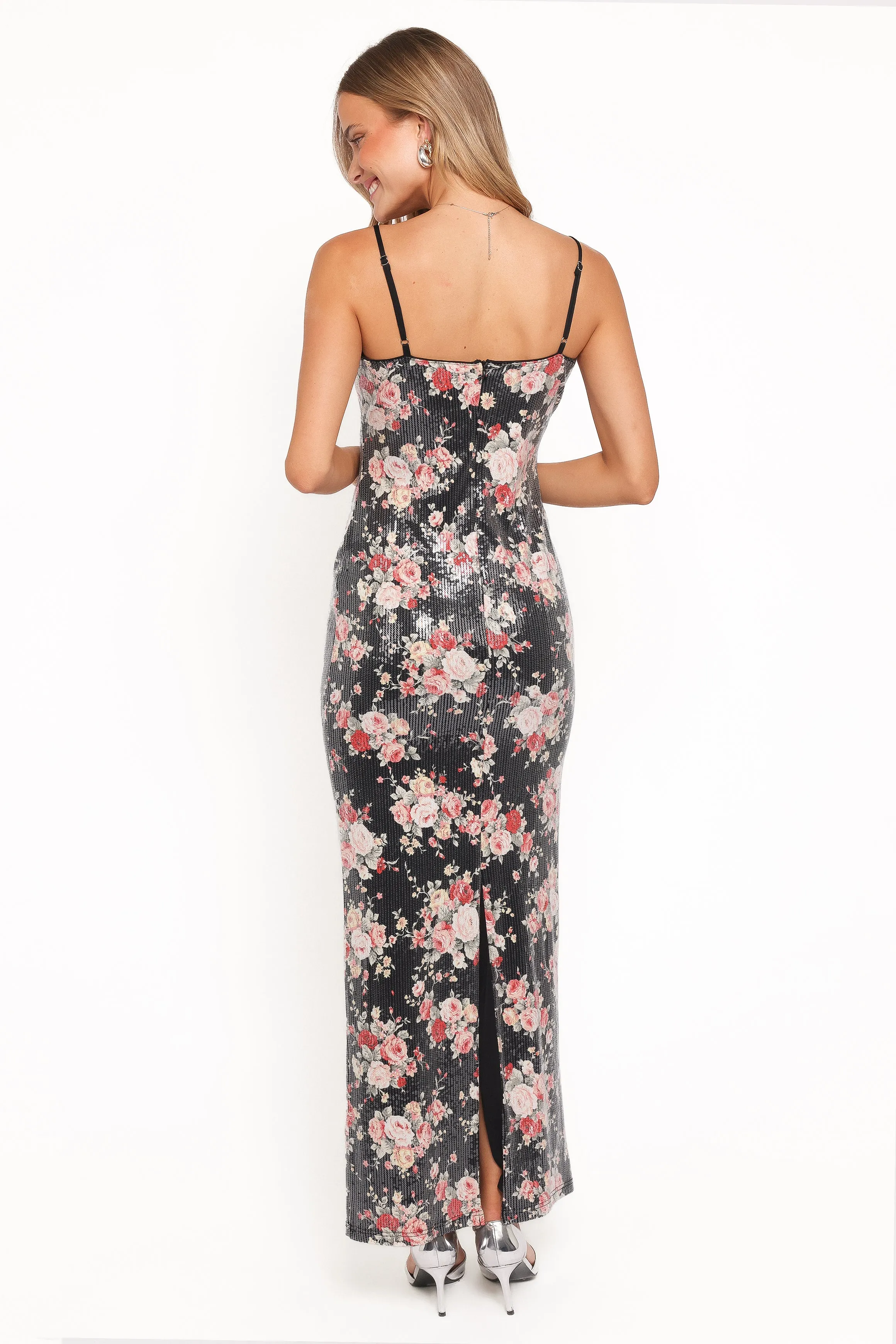 Everlee Maxi Dress - Floral Sequin sold by Petal & Pup product image thumbnail 4