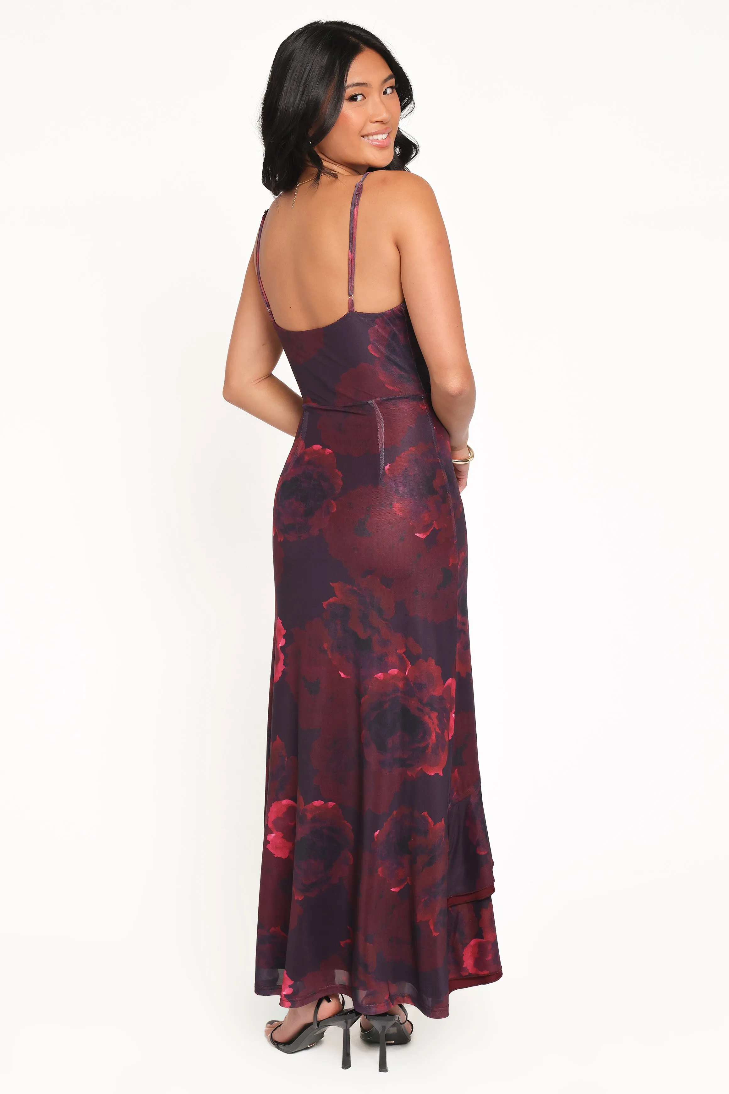 Carella Maxi Dress - Red Floral sold by Petal & Pup product image thumbnail 4