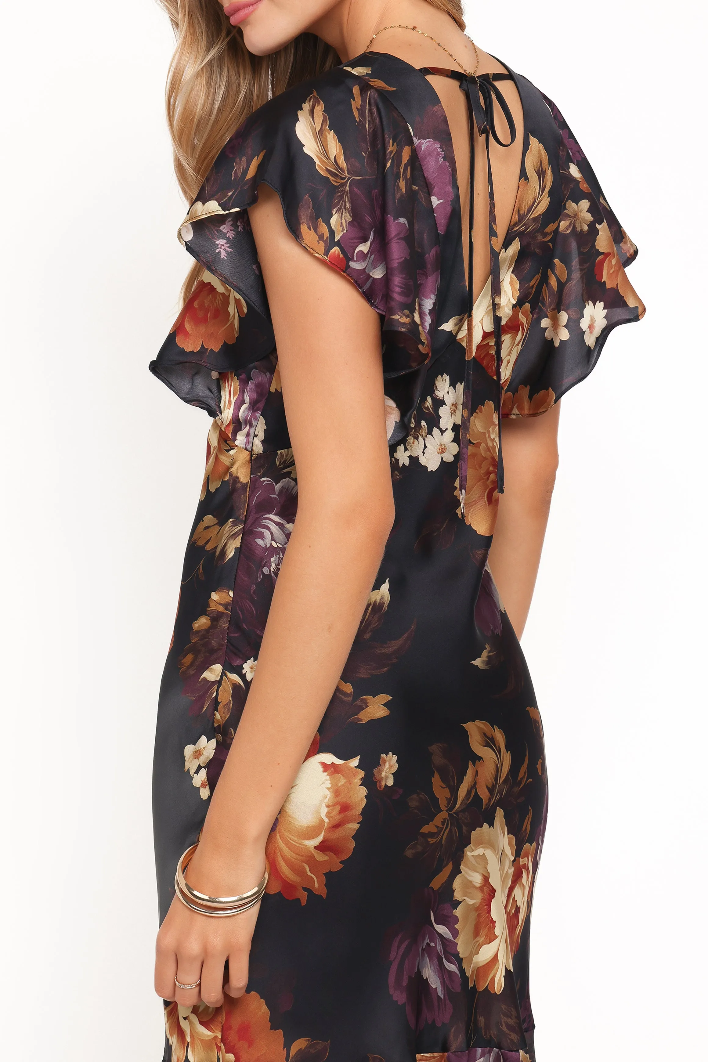 Evonne Midi Dress - Nightfall Floral sold by Petal & Pup product image thumbnail 2