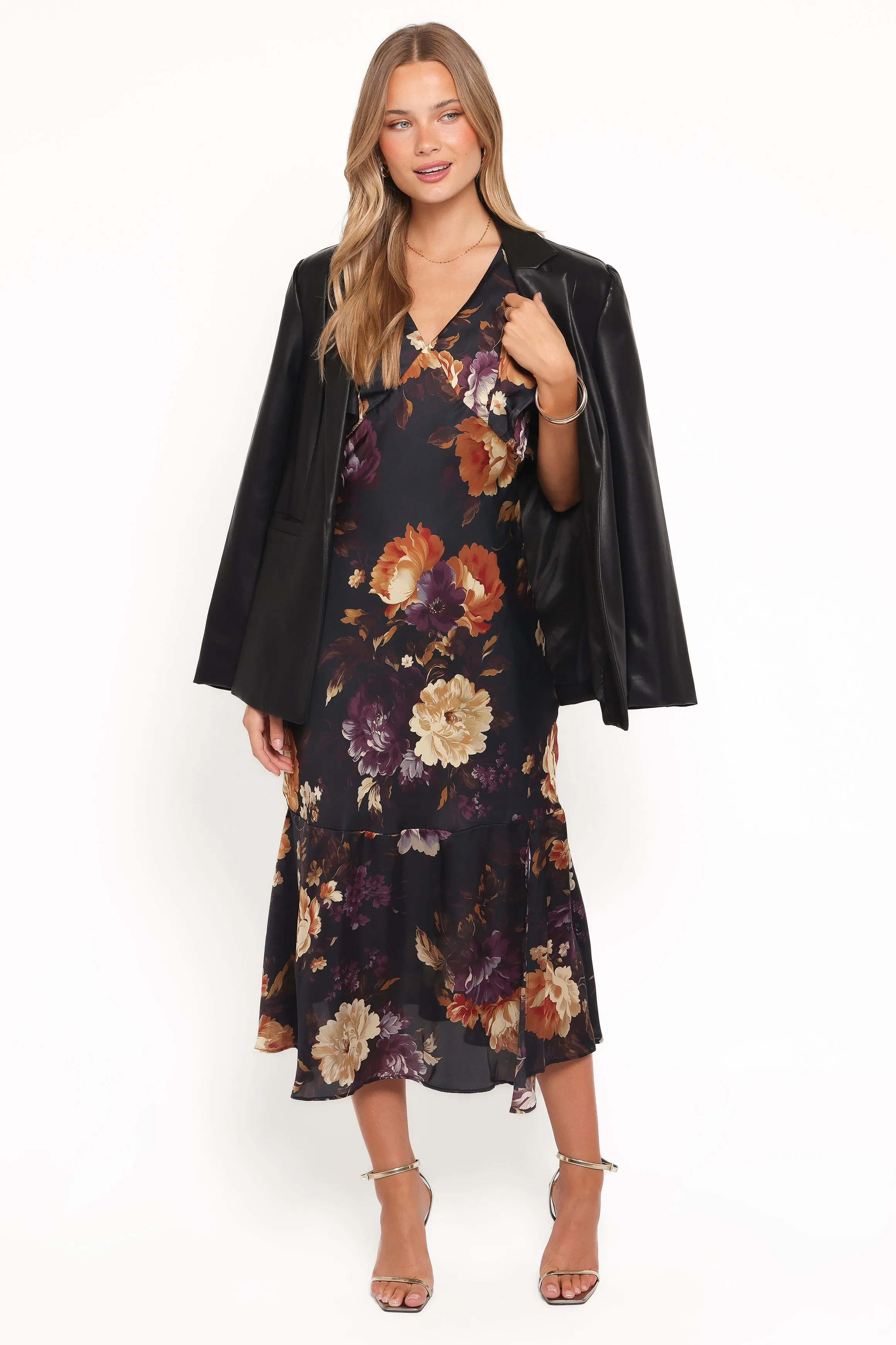Evonne Midi Dress - Nightfall Floral sold by Petal & Pup product image thumbnail 5