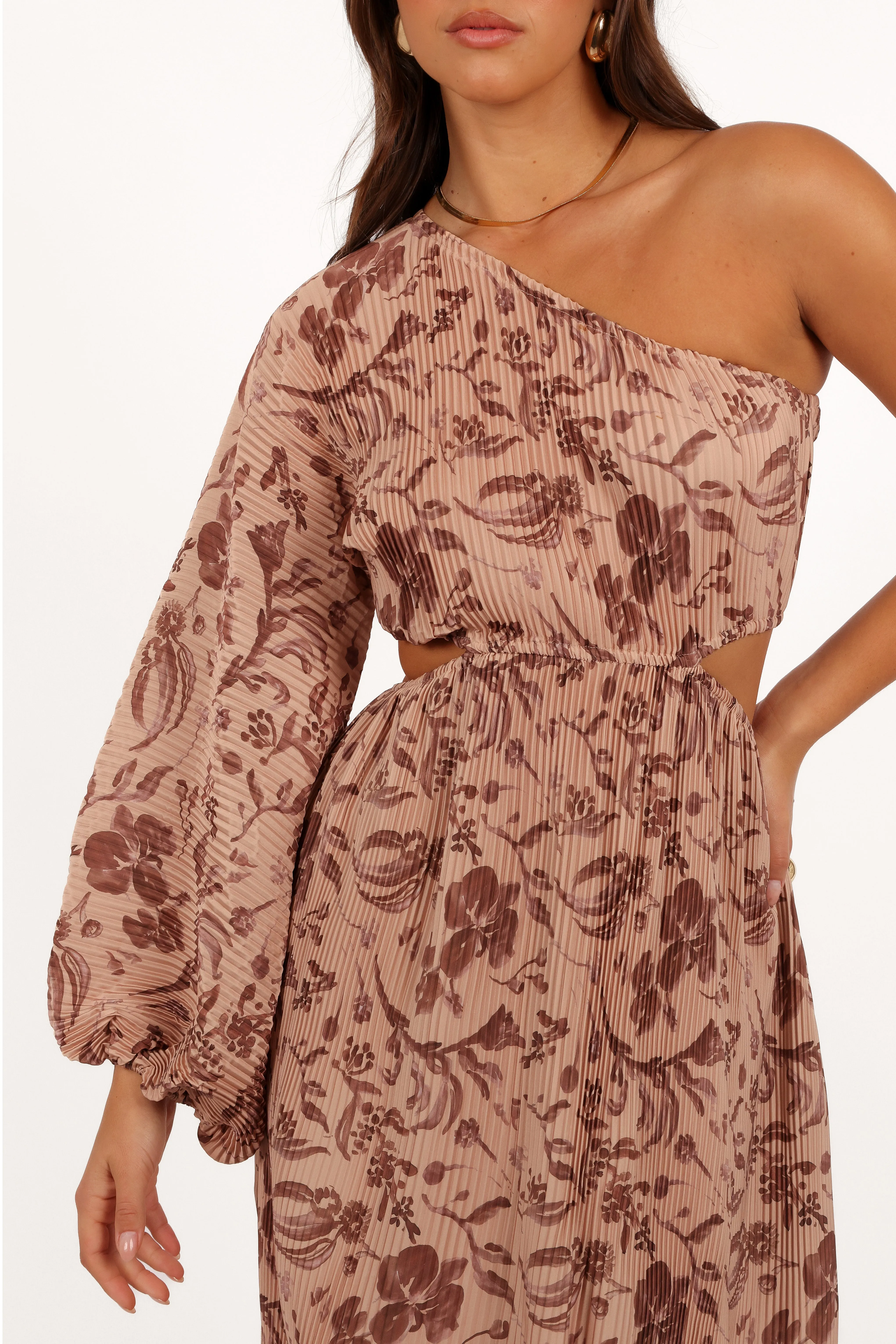 Wren One Shoulder Midi Dress - Wild Orchid sold by Petal & Pup product image thumbnail 4