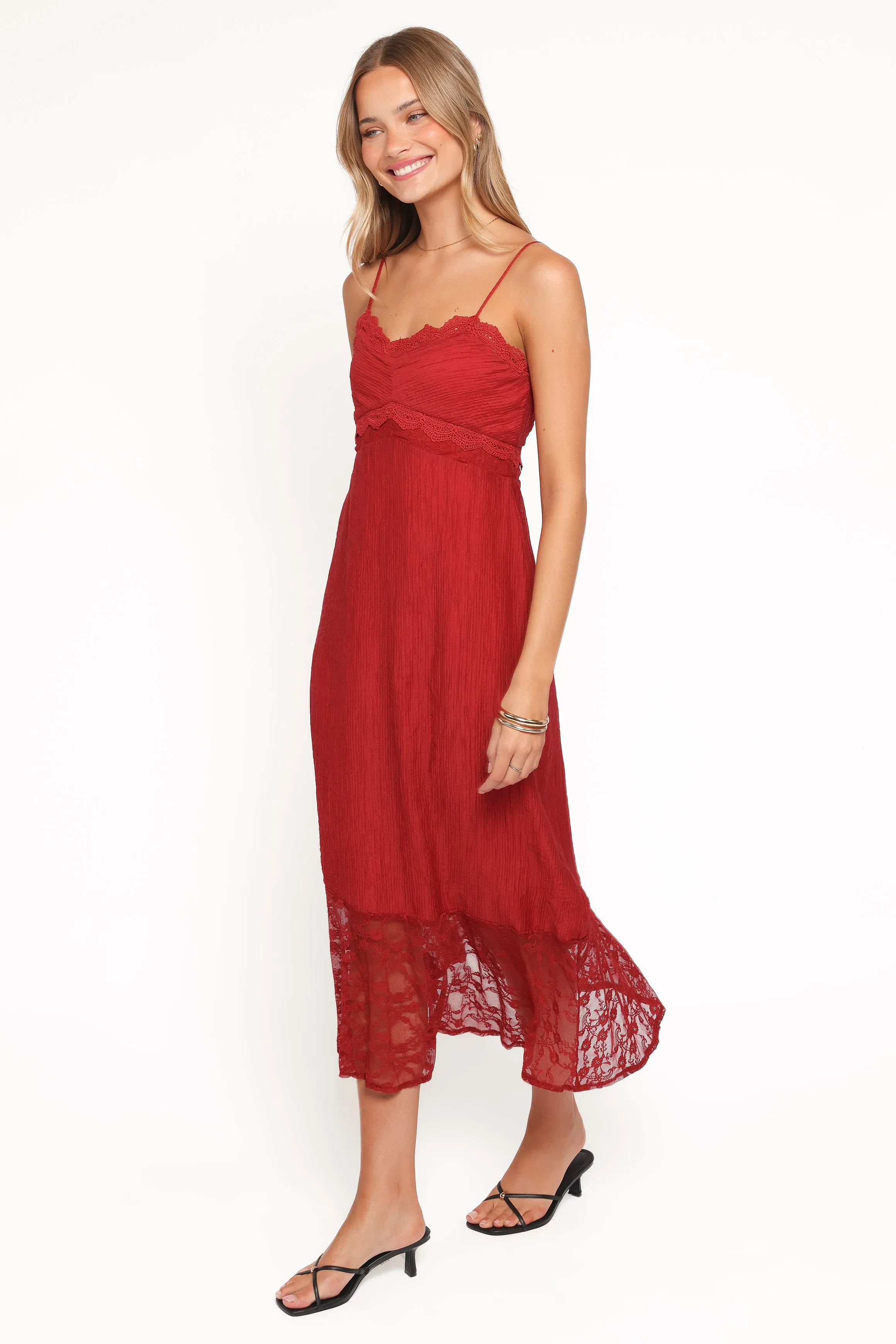 Winnie Maxi Dress - Red sold by Petal & Pup product image thumbnail 3