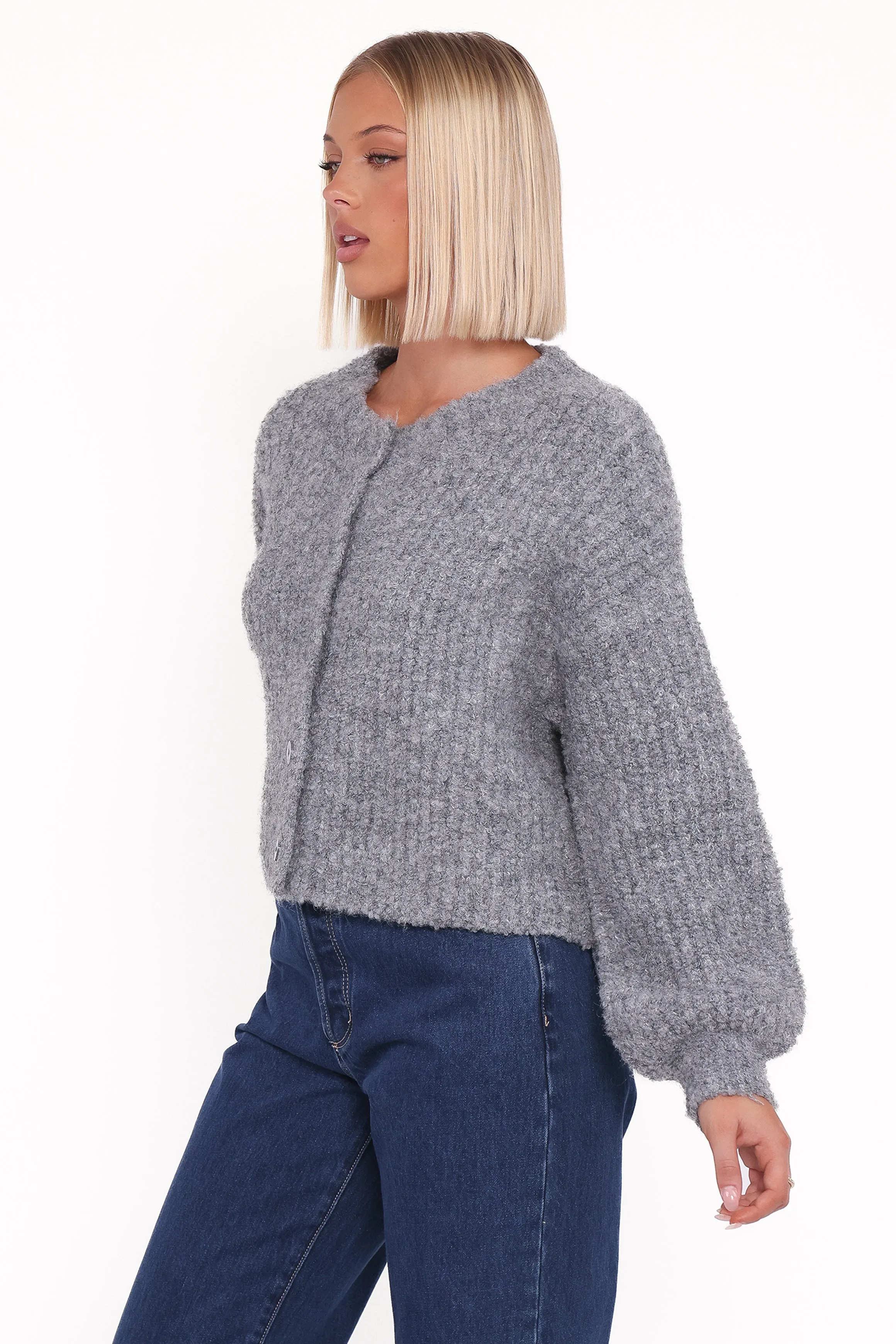 Albertine Cardigan - Grey sold by Petal & Pup product image thumbnail 3