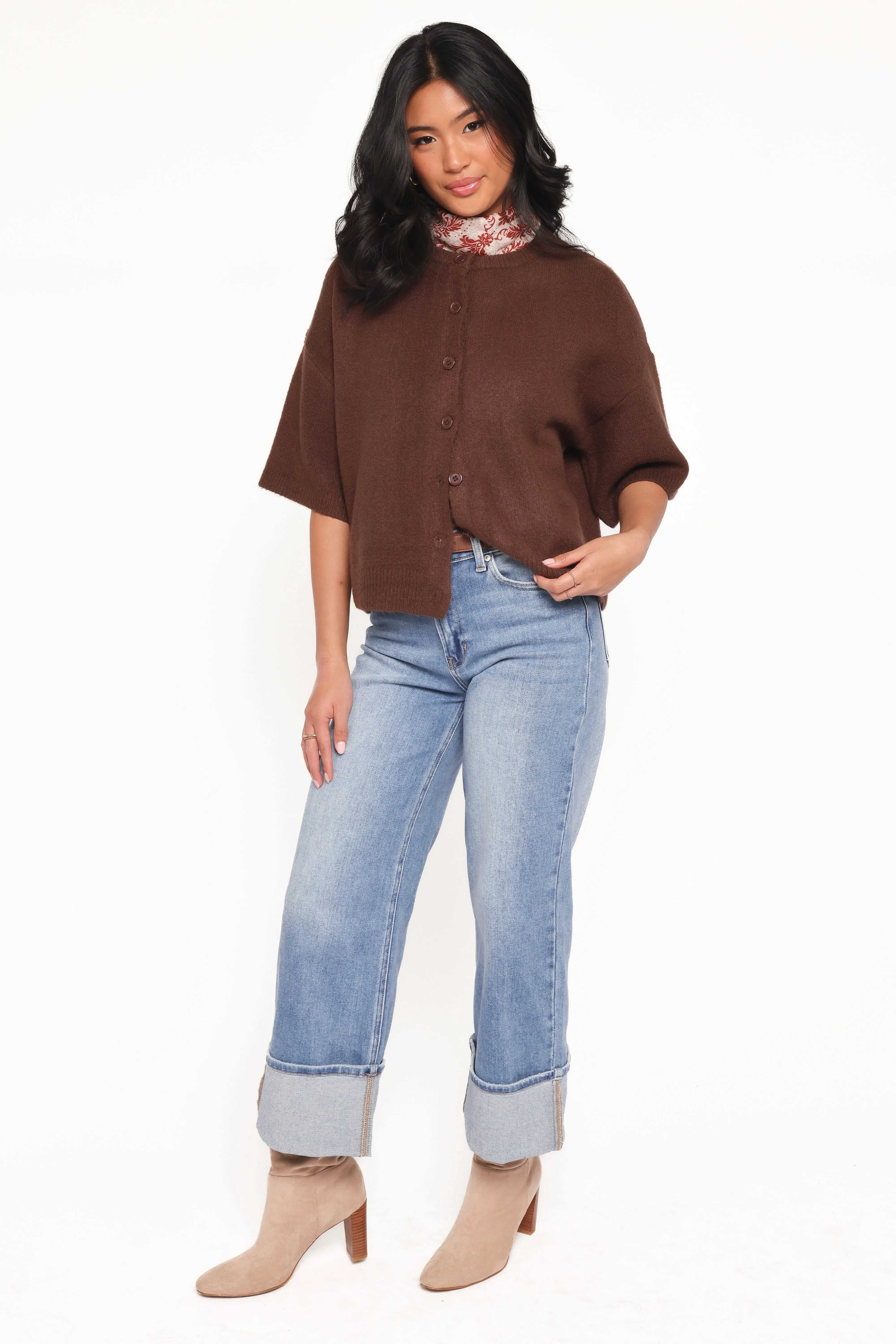 Lilith Knit Top - Chocolate Brown sold by Petal & Pup product image thumbnail 5