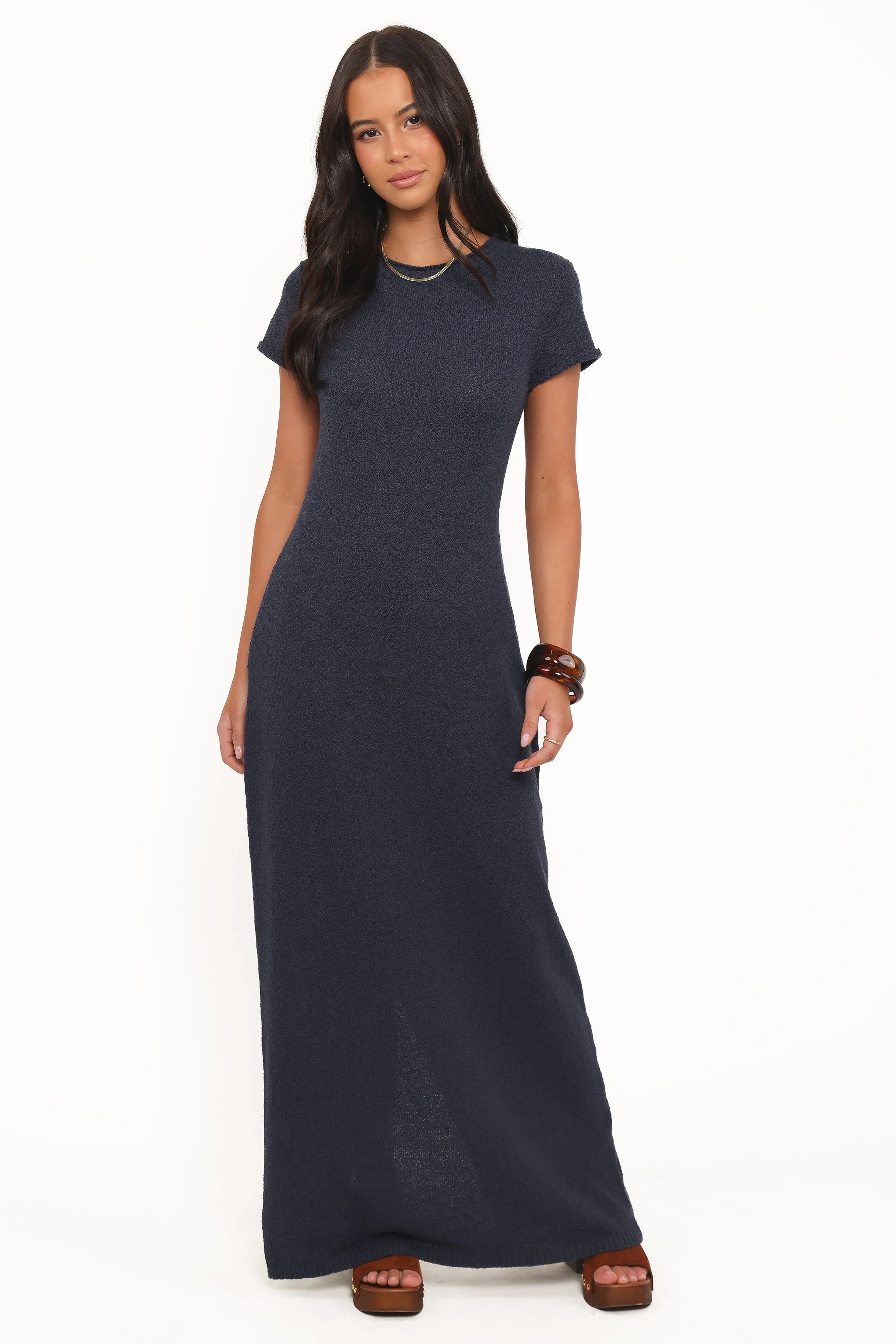 Lowell Knit Maxi Dress - Navy sold by Petal & Pup product image thumbnail 2