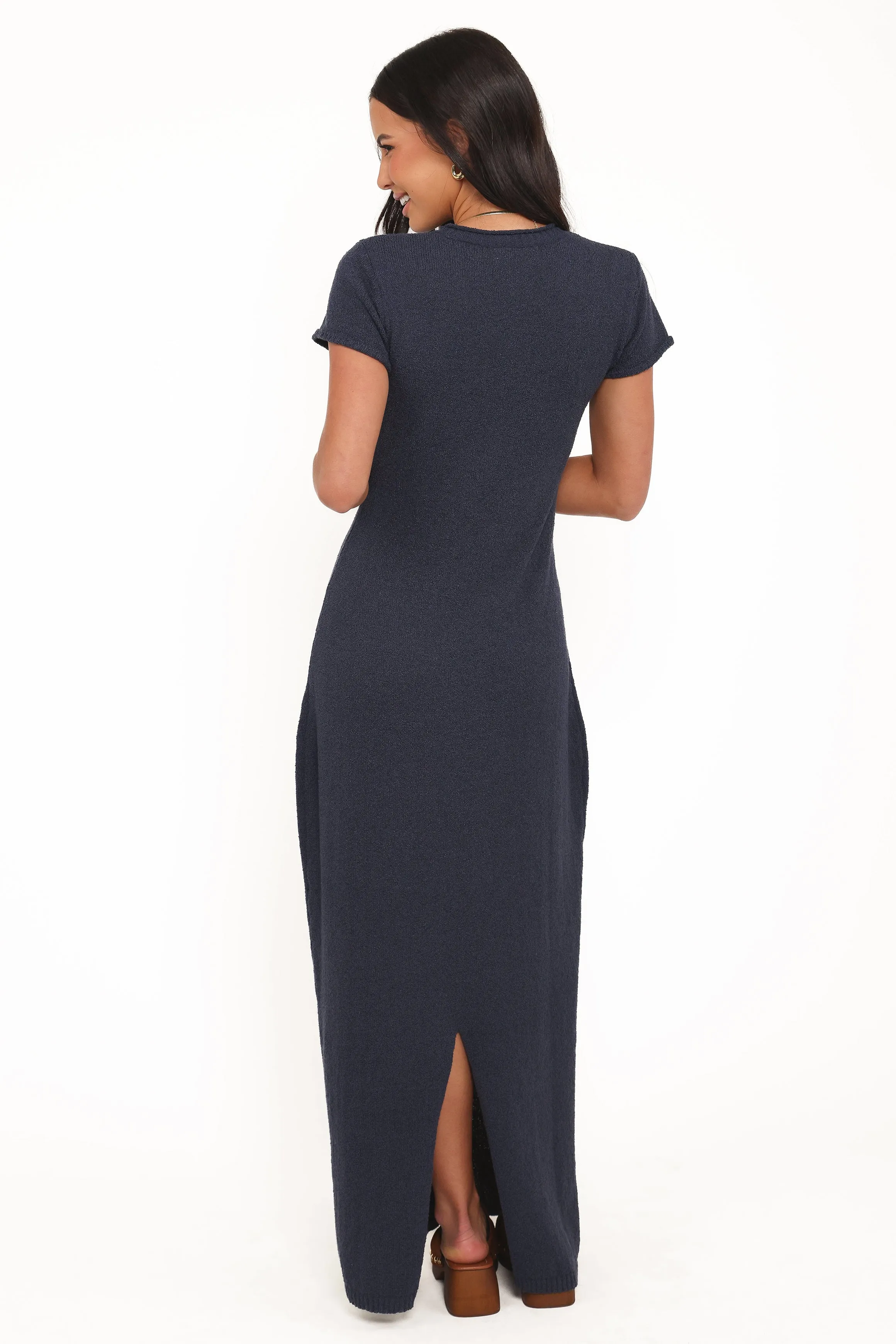 Lowell Knit Maxi Dress - Navy sold by Petal & Pup product image thumbnail 5