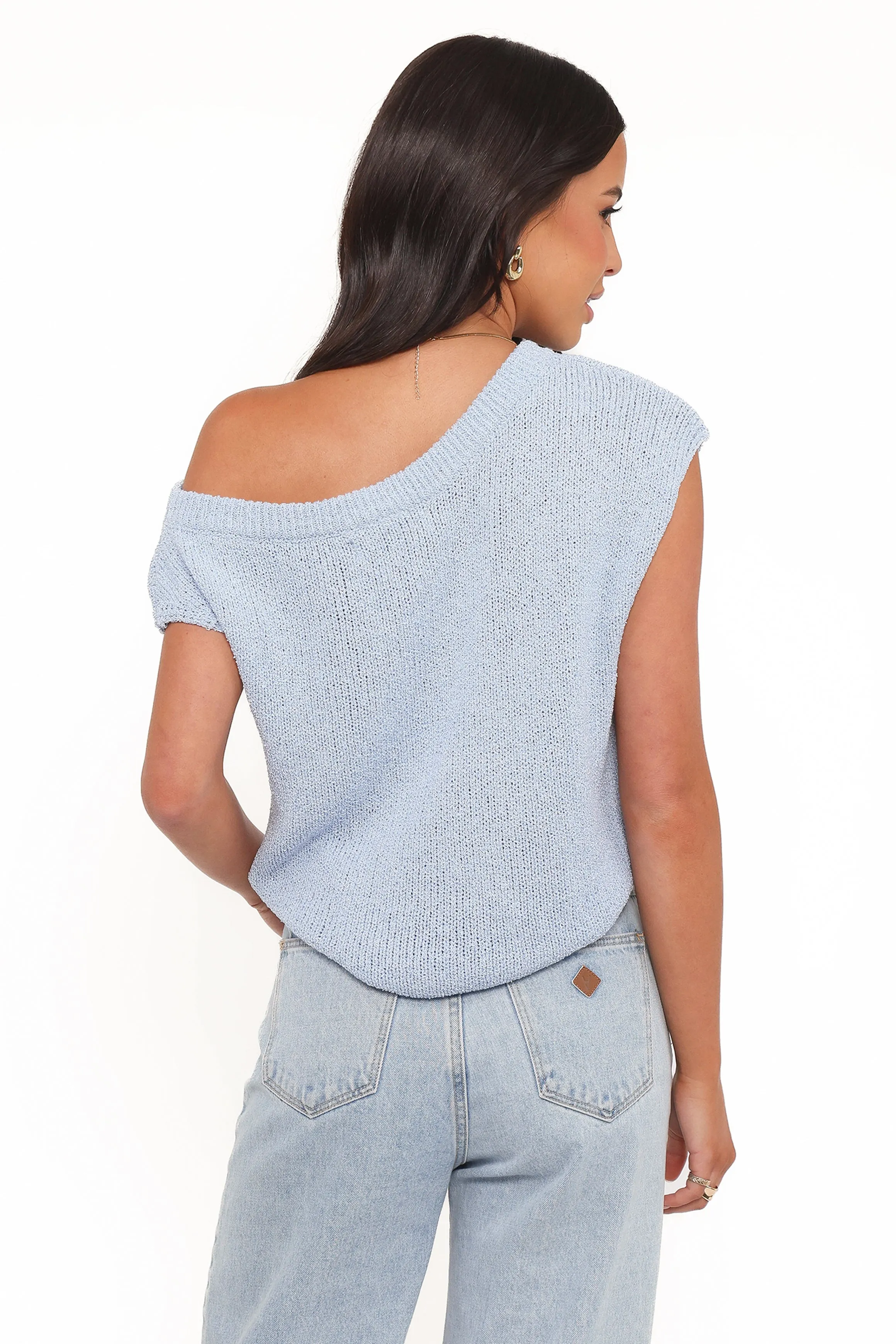 Coco Knit Top - Pale Blue sold by Petal & Pup product image thumbnail 5