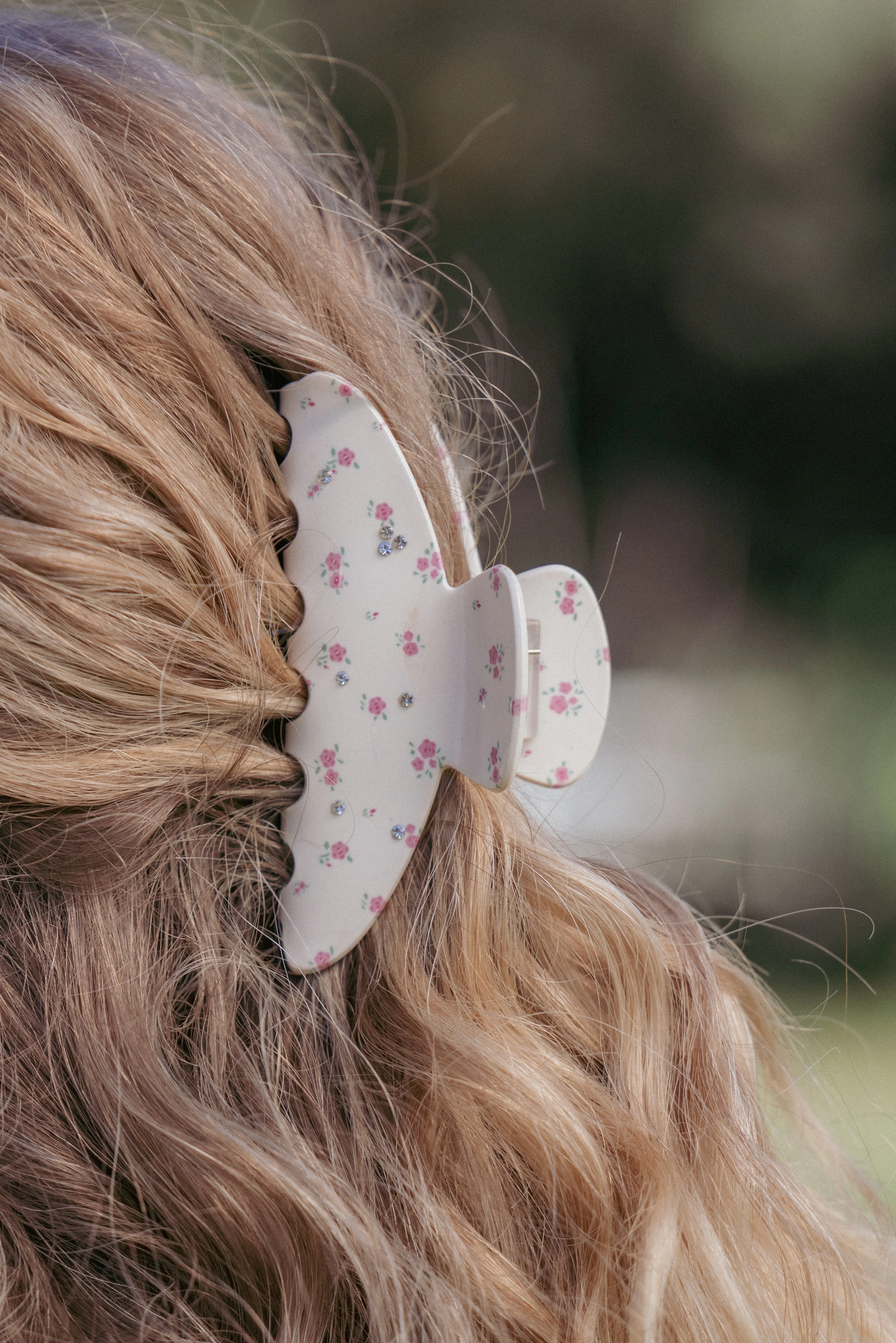 Adelaide Hair Clip - Cream Floral sold by Petal & Pup product image thumbnail 2