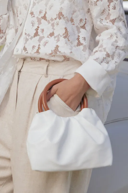 Indra Bag - White sold by Petal & Pup