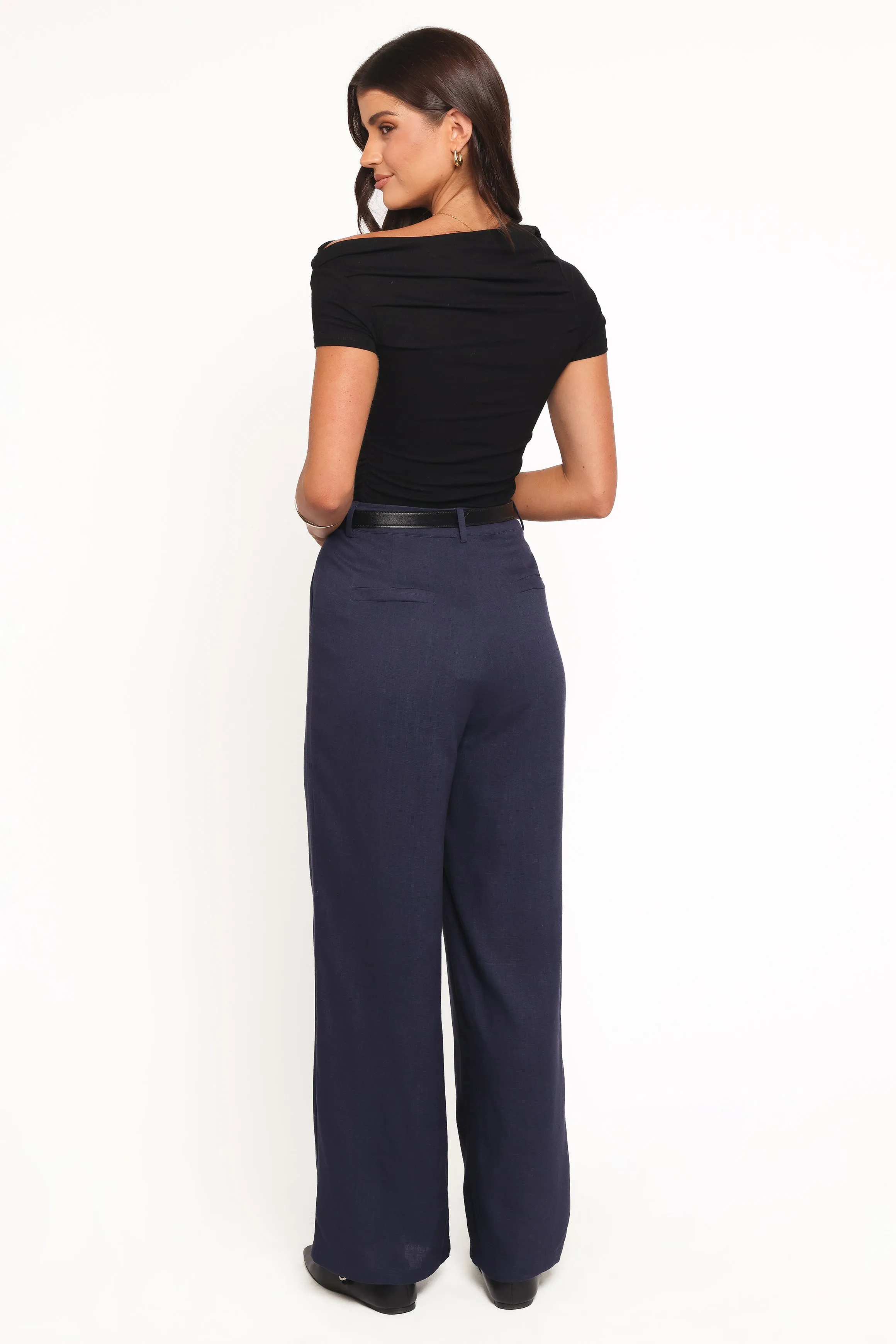 Dean Linen Pants - Navy sold by Petal & Pup product image thumbnail 4