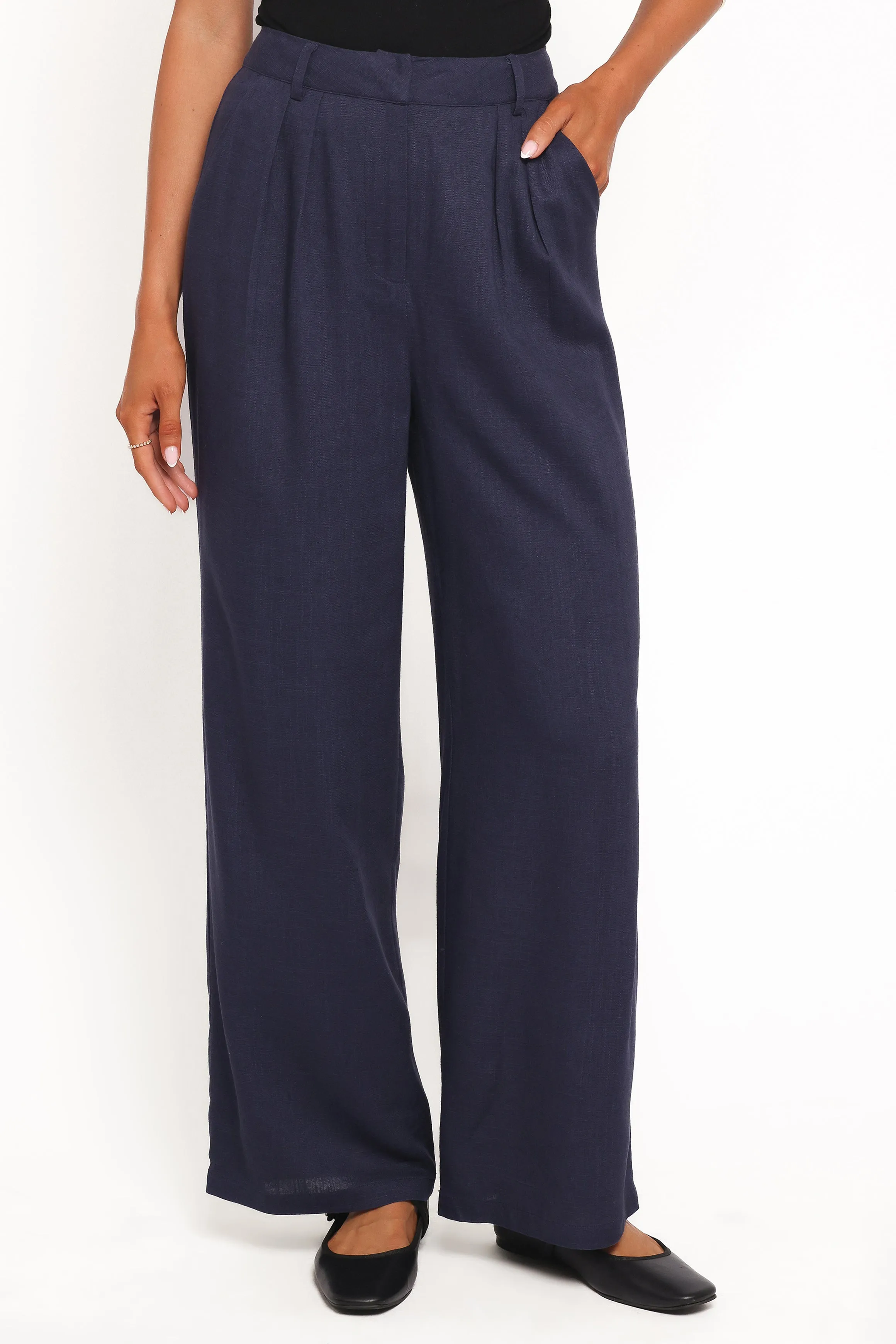 Dean Linen Pants - Navy sold by Petal & Pup product image thumbnail 2