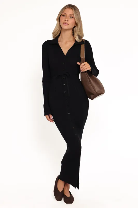 Kadi Maxi Dress - Black sold by Petal & Pup