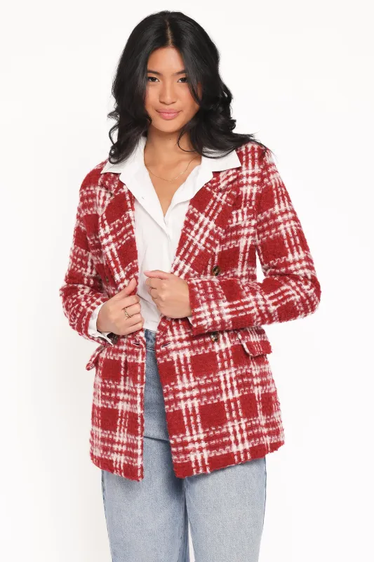 Juliette Blazer - Red sold by Petal & Pup