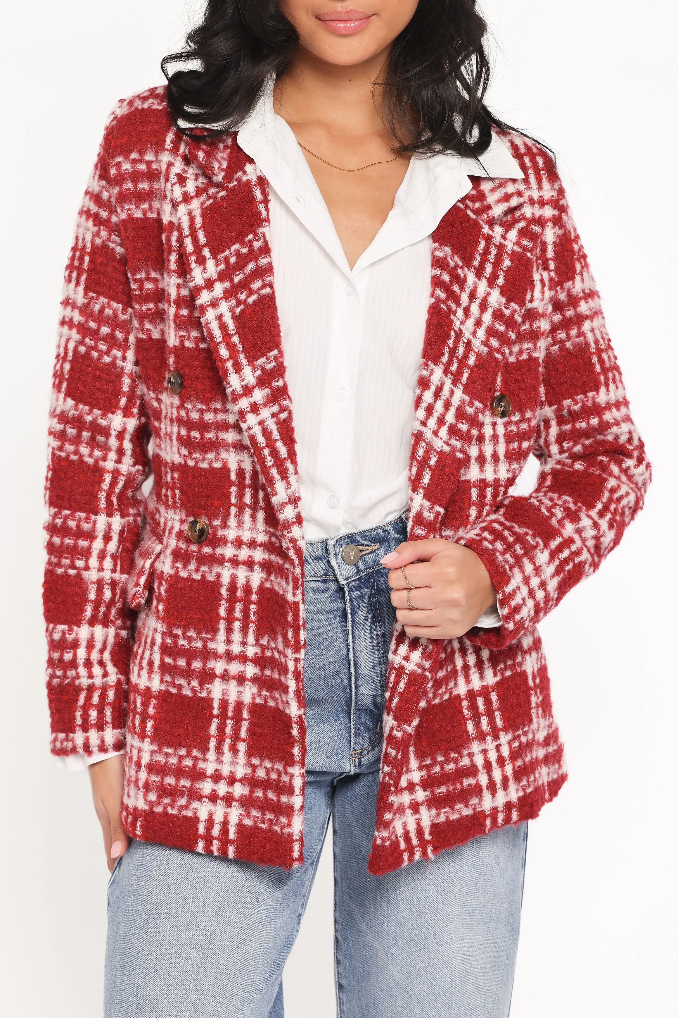 Juliette Blazer - Red sold by Petal & Pup product image thumbnail 2
