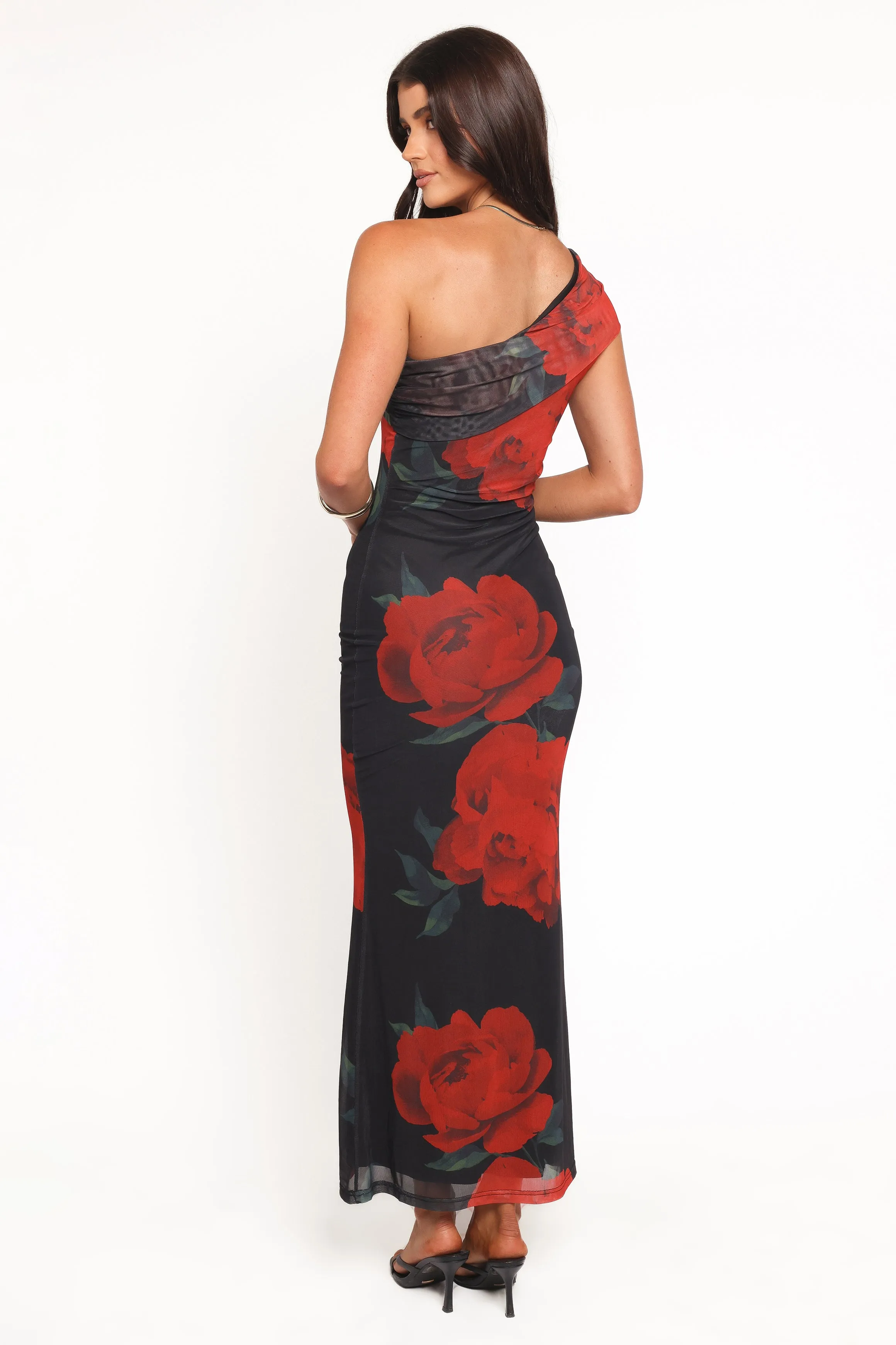 Gerri Off Shoulder Maxi Dress - Black Floral sold by Petal & Pup product image thumbnail 4