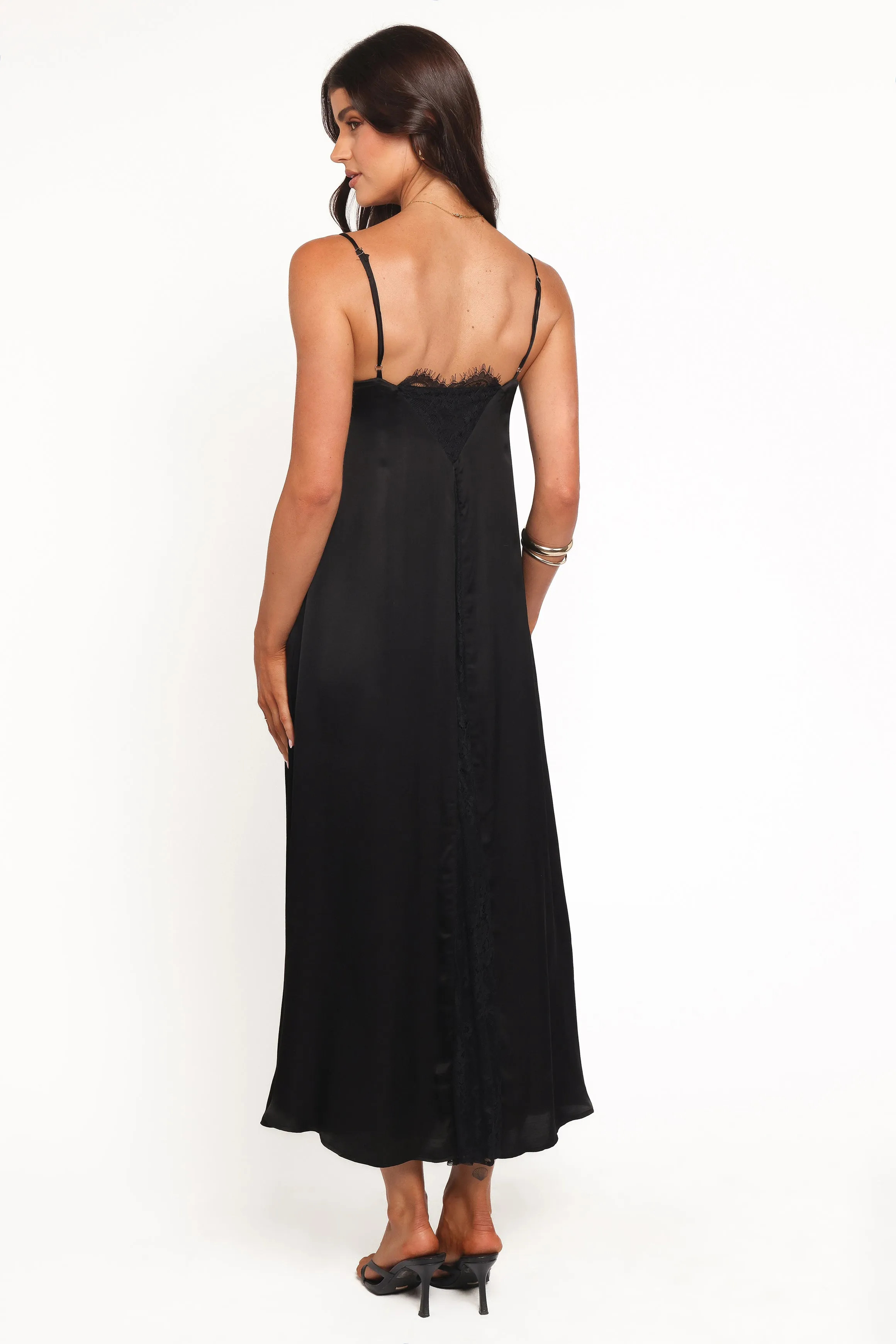 Halsey Midi Dress - Black sold by Petal & Pup product image thumbnail 4