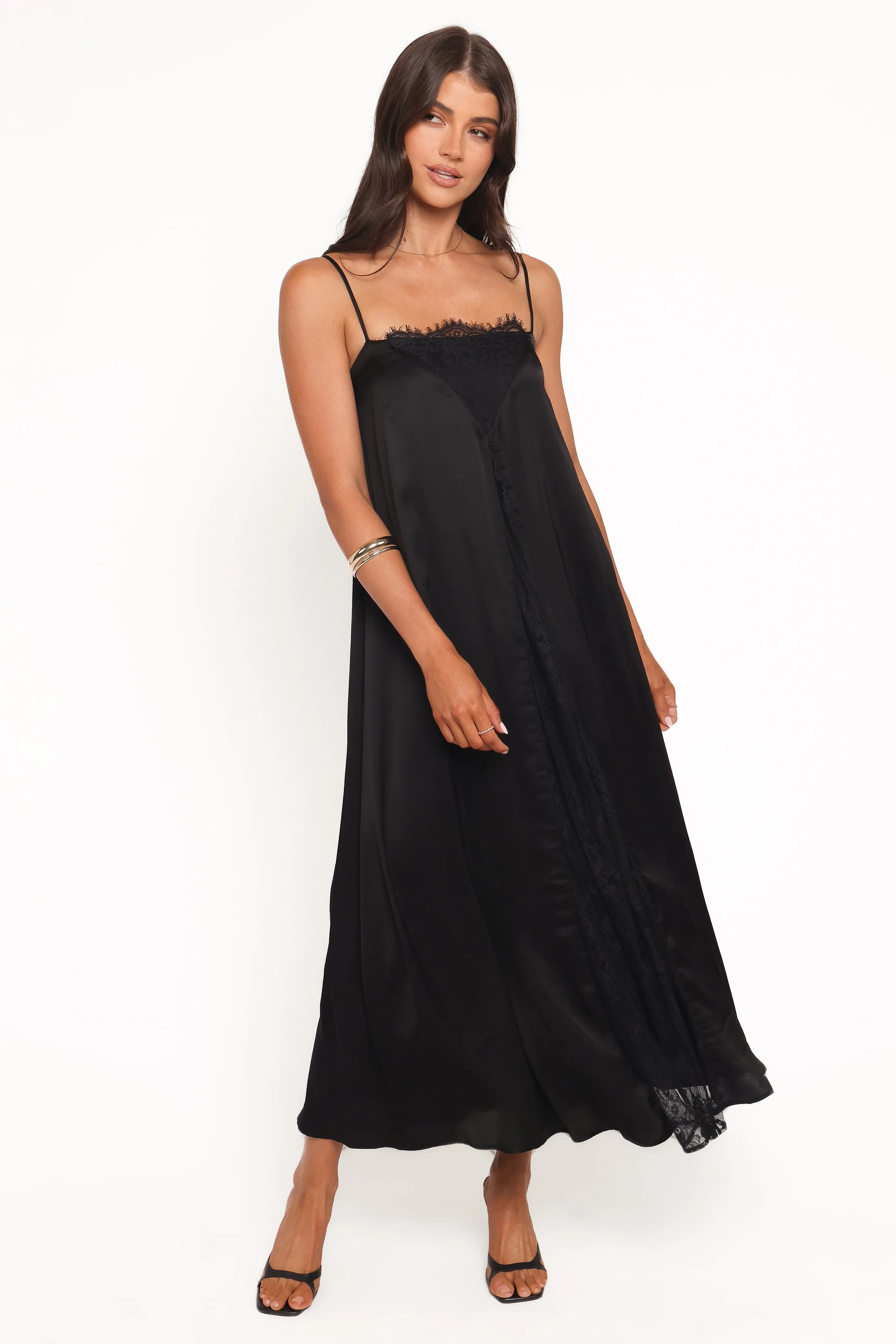 Halsey Midi Dress - Black sold by Petal & Pup product image thumbnail 5