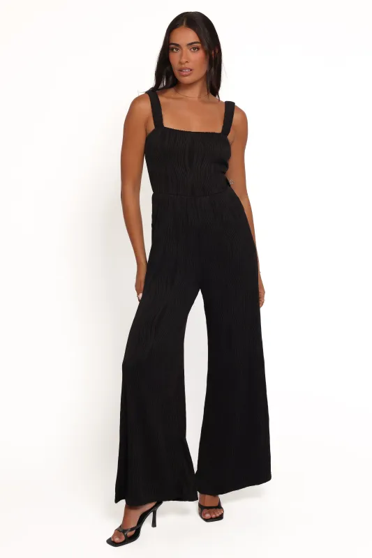 Ivy Jumpsuit - Black sold by Petal & Pup