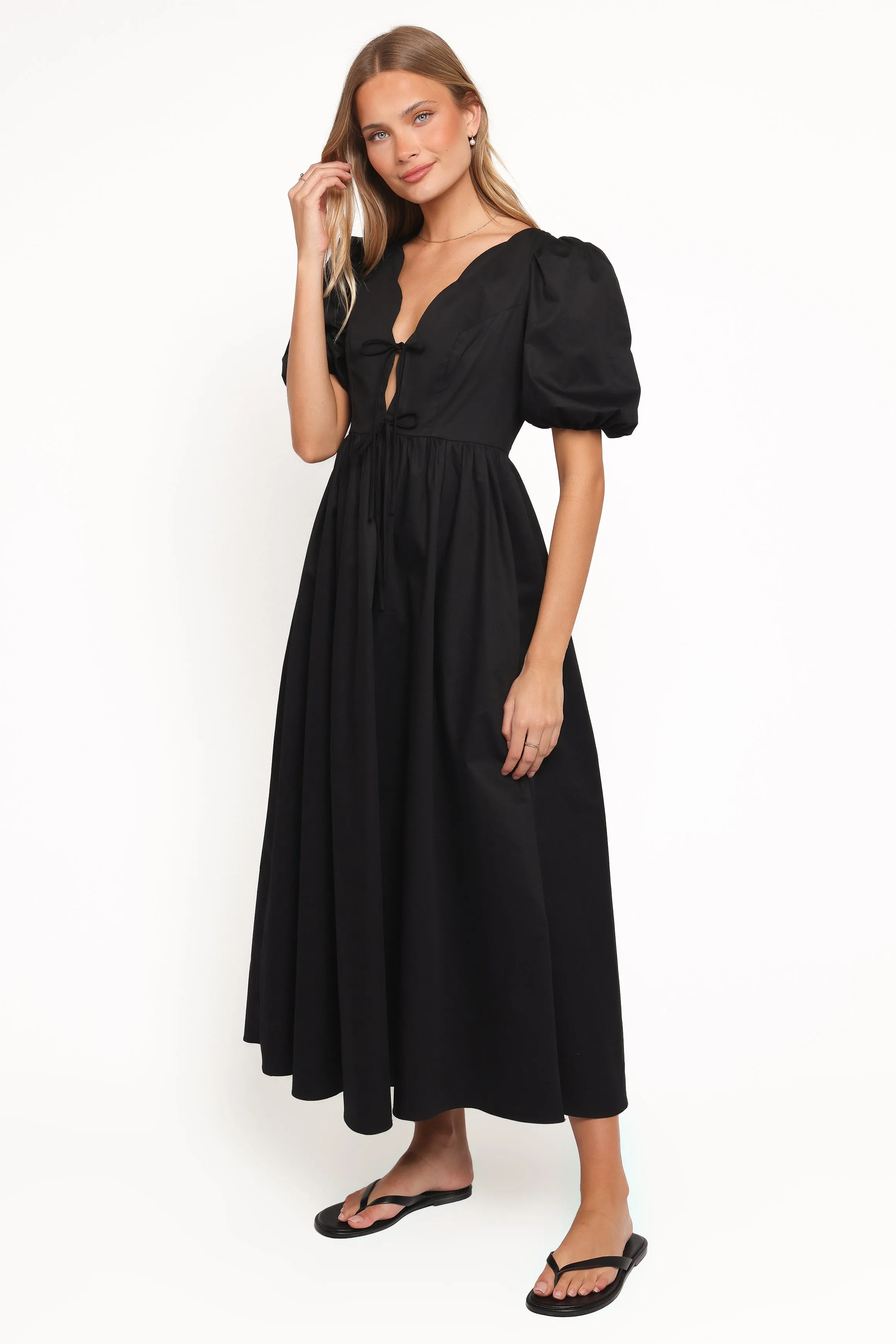 Karla Maxi Dress - Black sold by Petal & Pup product image thumbnail 3