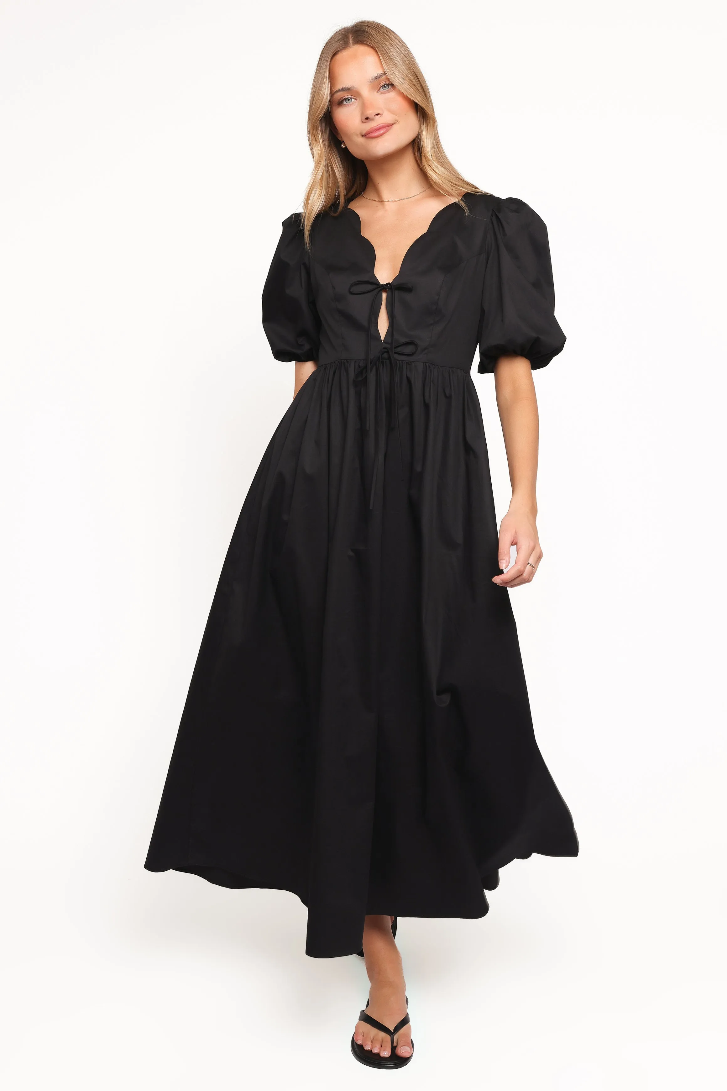 Karla Maxi Dress - Black sold by Petal & Pup