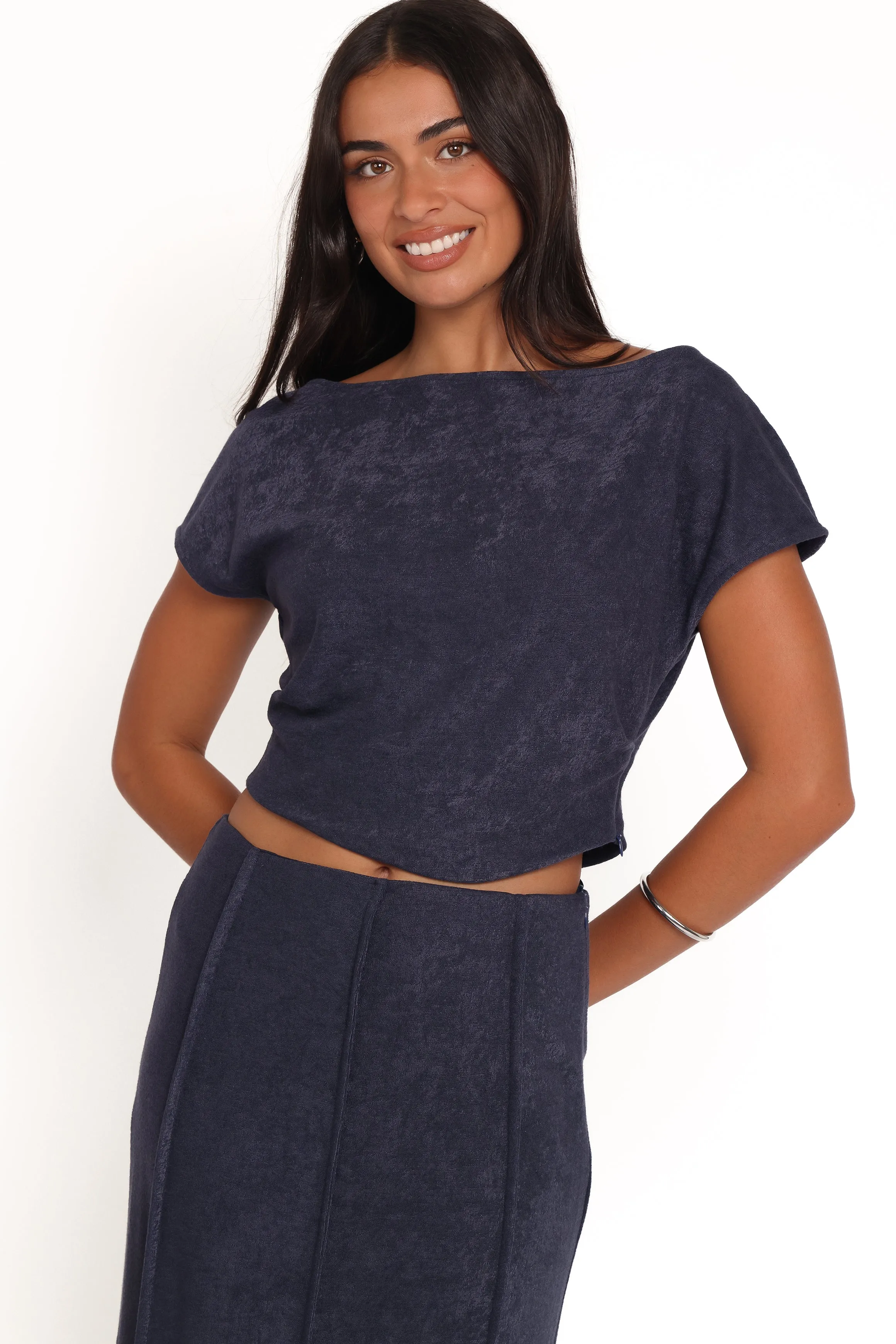 Aria Maxi Skirt Set - Denim Blue sold by Petal & Pup product image thumbnail 2