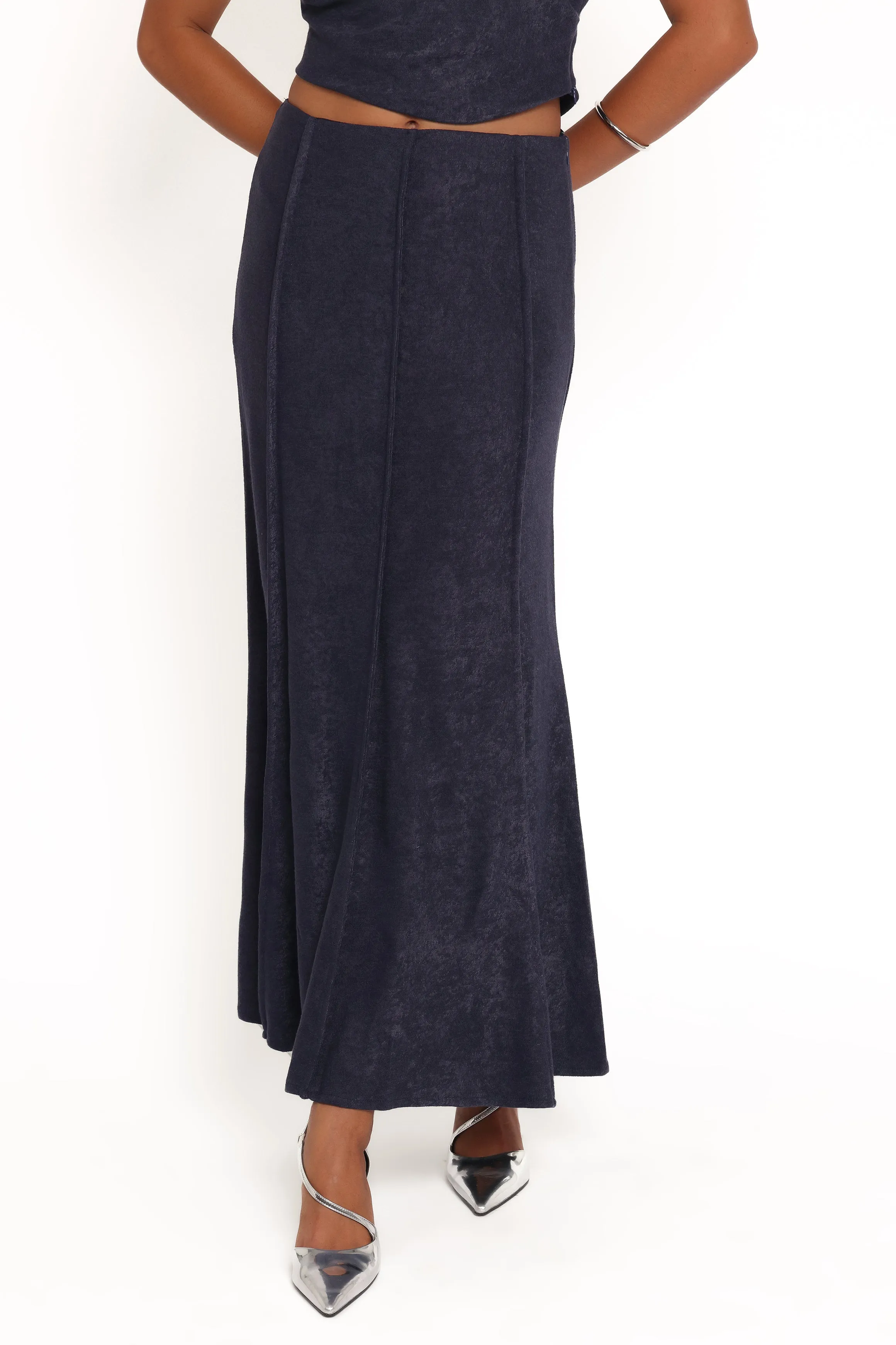 Aria Maxi Skirt Set - Denim Blue sold by Petal & Pup product image thumbnail 5